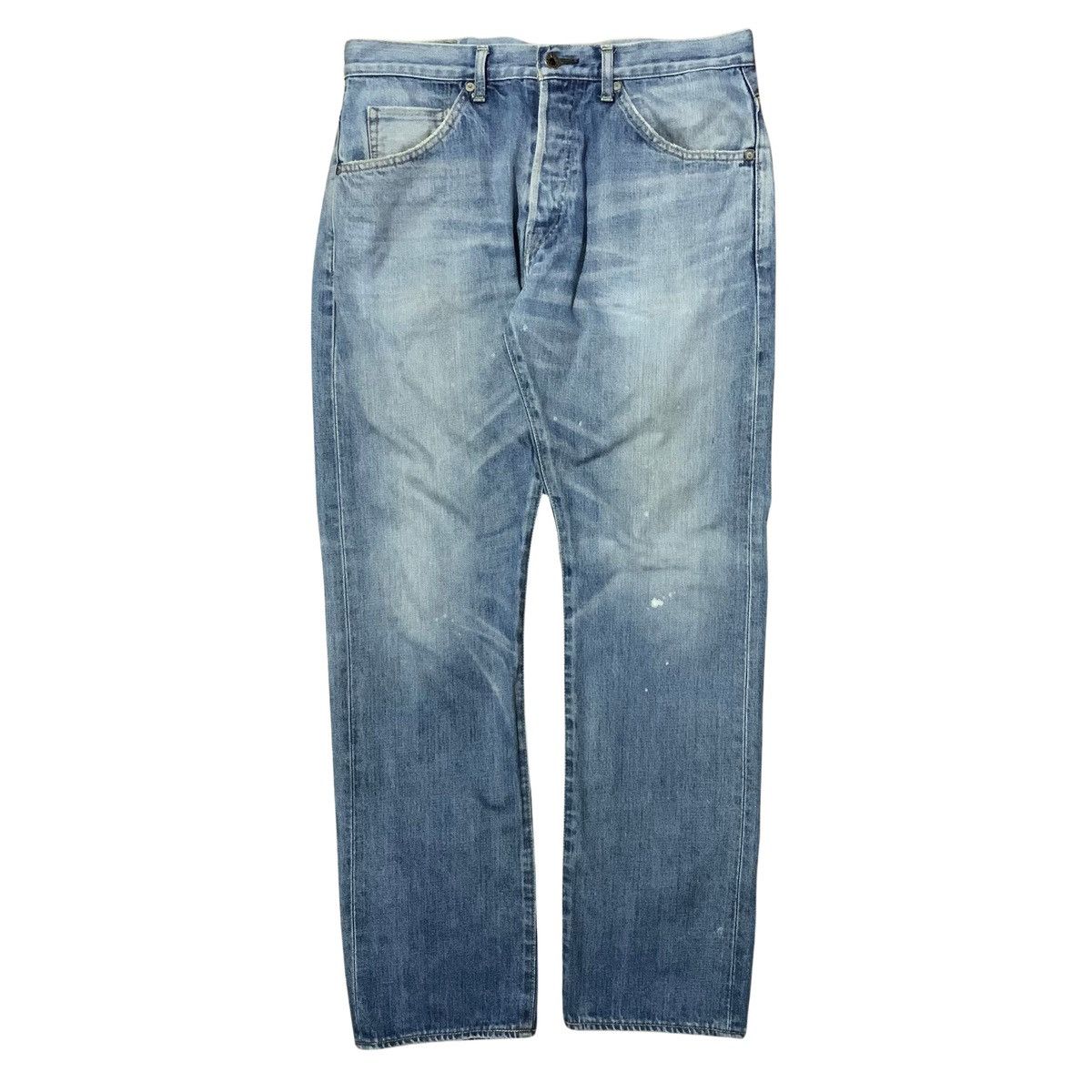 Bape Bape OG Cinch Back Paint Splatter Denim Pants Size US 34 / EU 50 - 5 Thumbnail