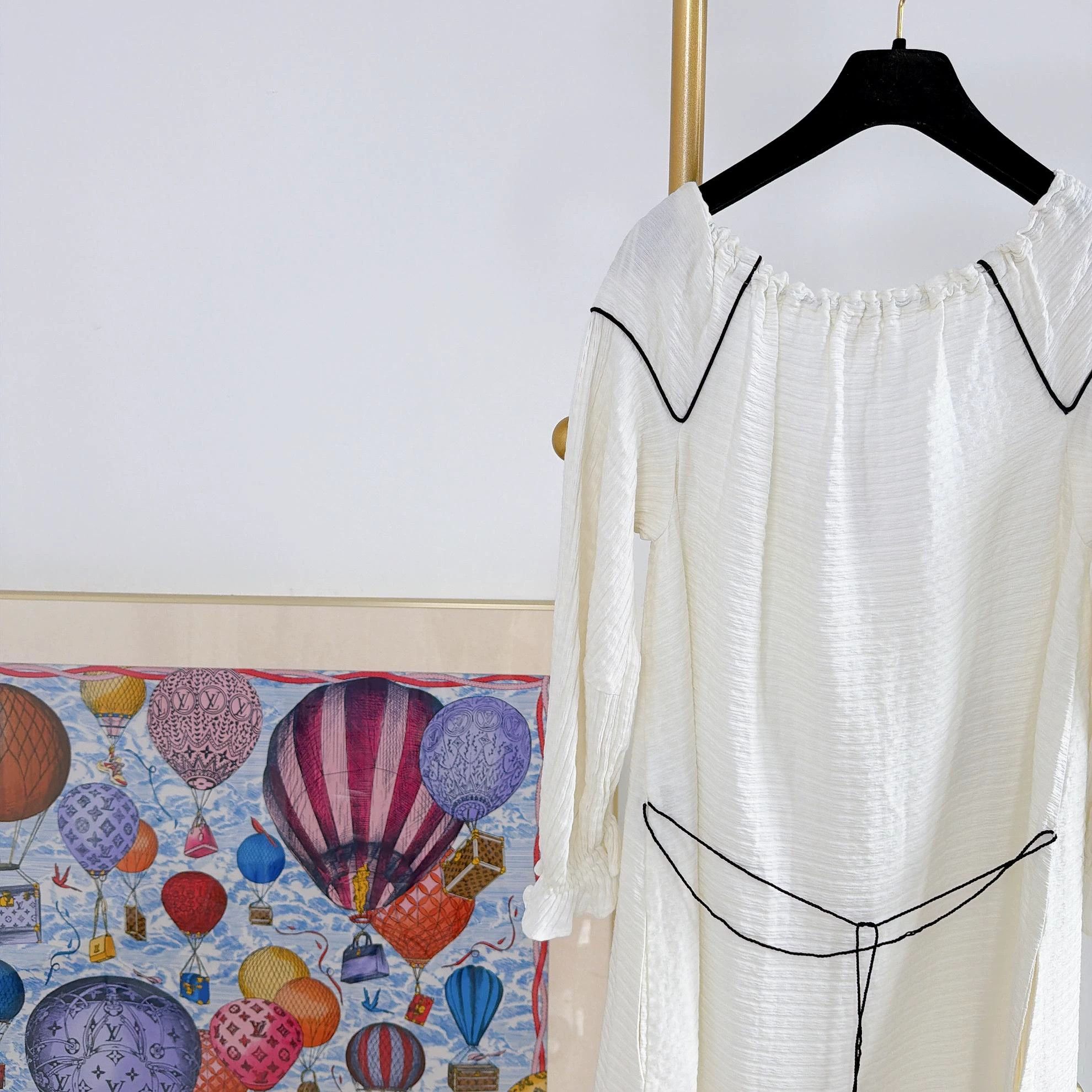 Maje Maje White Off-Shoulder Dress Size 1 Size S / US 4 / IT 40 - 4 Thumbnail