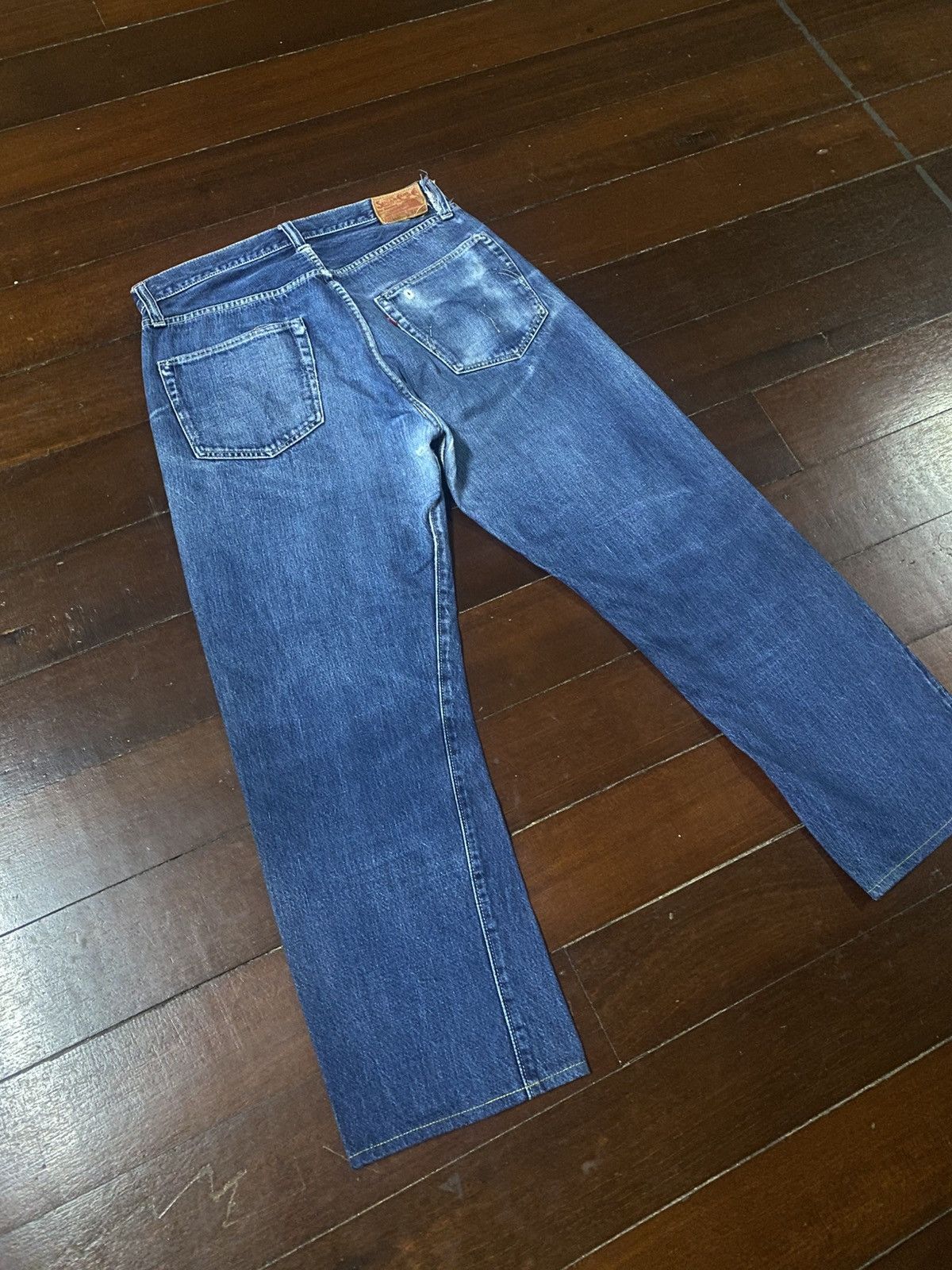Sugar Cane Vintage Sugar cane 1947 v stich hidden rivet distressed Size US 33 - 9 Thumbnail