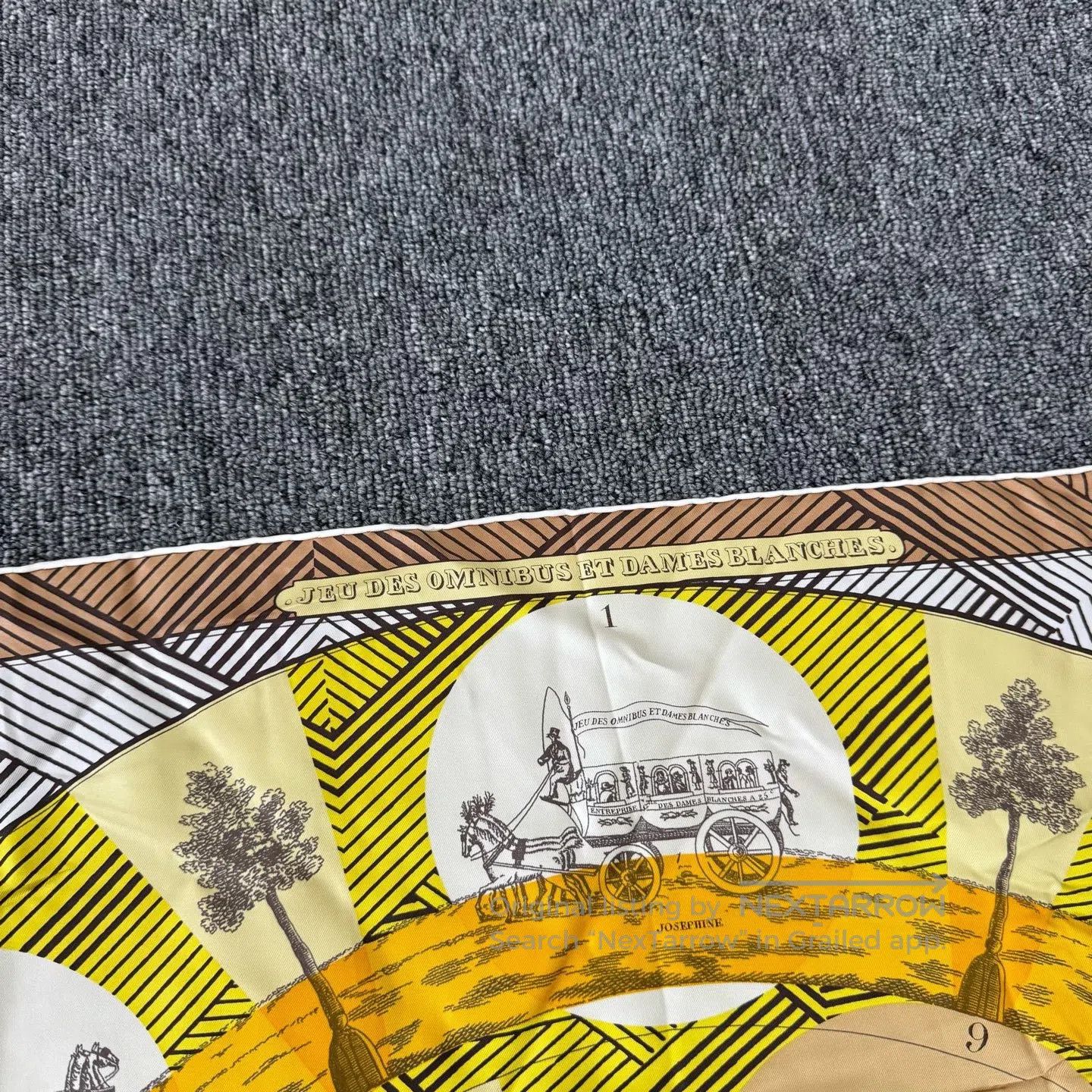 Hermes Hermes "The Lady and the Bus" Scarf| Size ONE SIZE - 4 Thumbnail