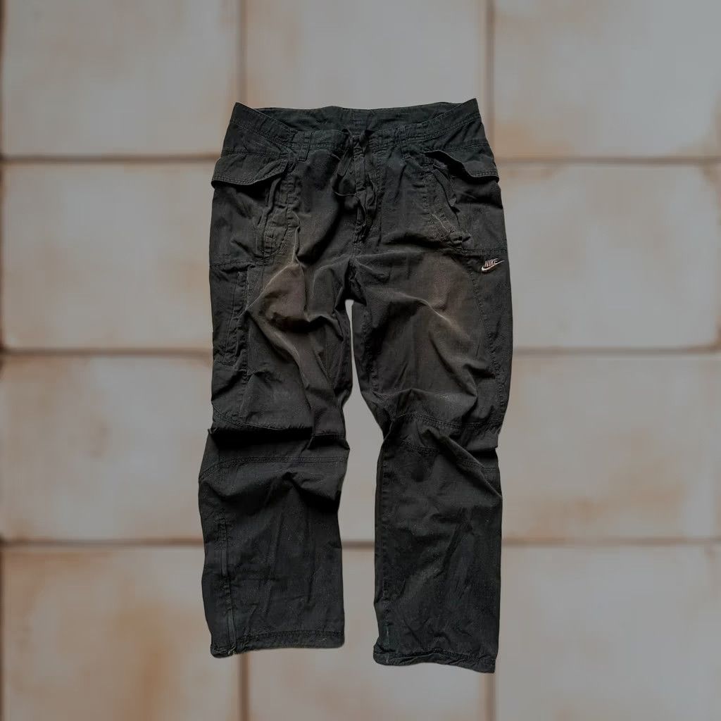 Nike VINTAGE Nike Pants Mens XL Black Track Pants Waist - 49 cm inseam 80 cm front rise 30 cm thigh 34 cm knee 29 cm Size US 36 / EU 52 - 1 Thumbnail
