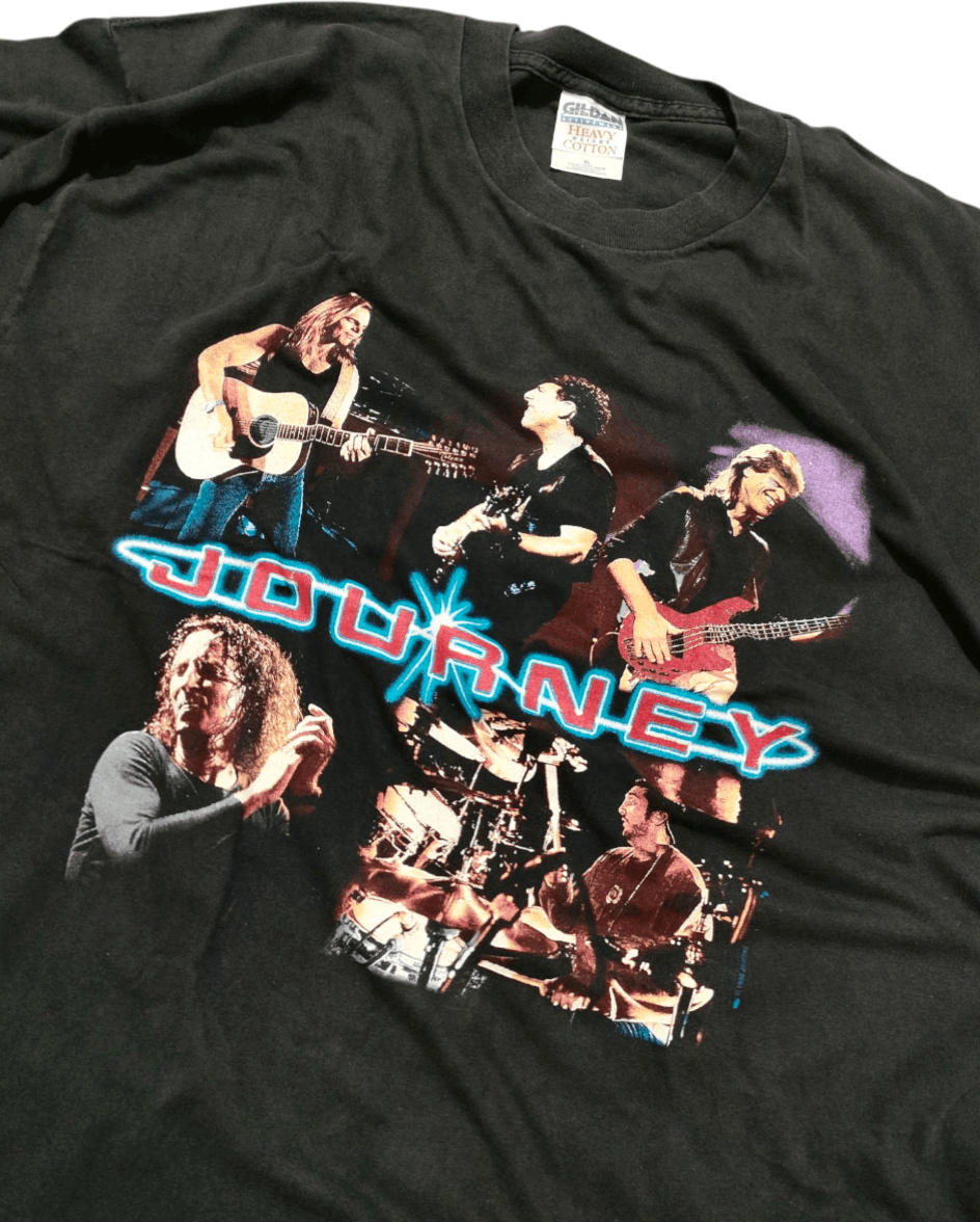 Band Tees × Vintage 90s JOURNEY SUMMER '99 TOUR Vintage T-Shirt Size US XL / EU 56 / 4 - 1 Thumbnail