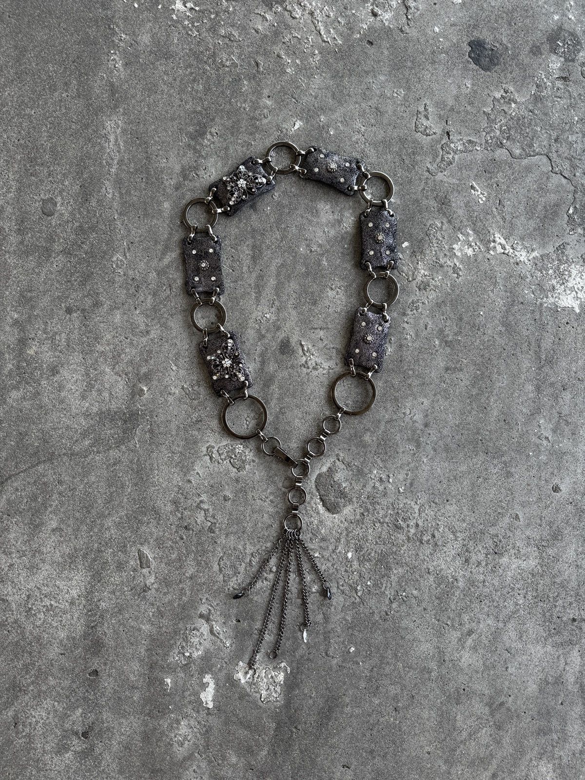 Vintage Belt Butterfly Chain Iron Size ONE SIZE - 1 Thumbnail
