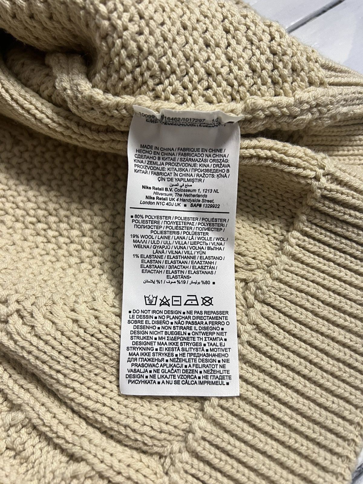Nike Very Rare Knitted Sweater Nike Big Swoosh Centr Logo Size US XL / EU 56 / 4 - 7 Thumbnail
