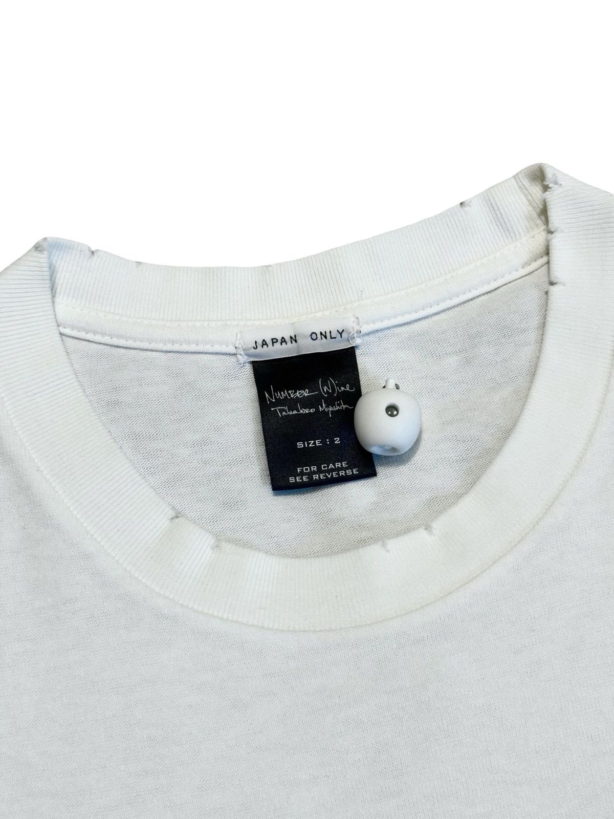 Number (N)ine AW04 “Give Peace a Chance” Saddam Hussein George Bush Size US M / EU 48-50 / 2 - 2 Thumbnail