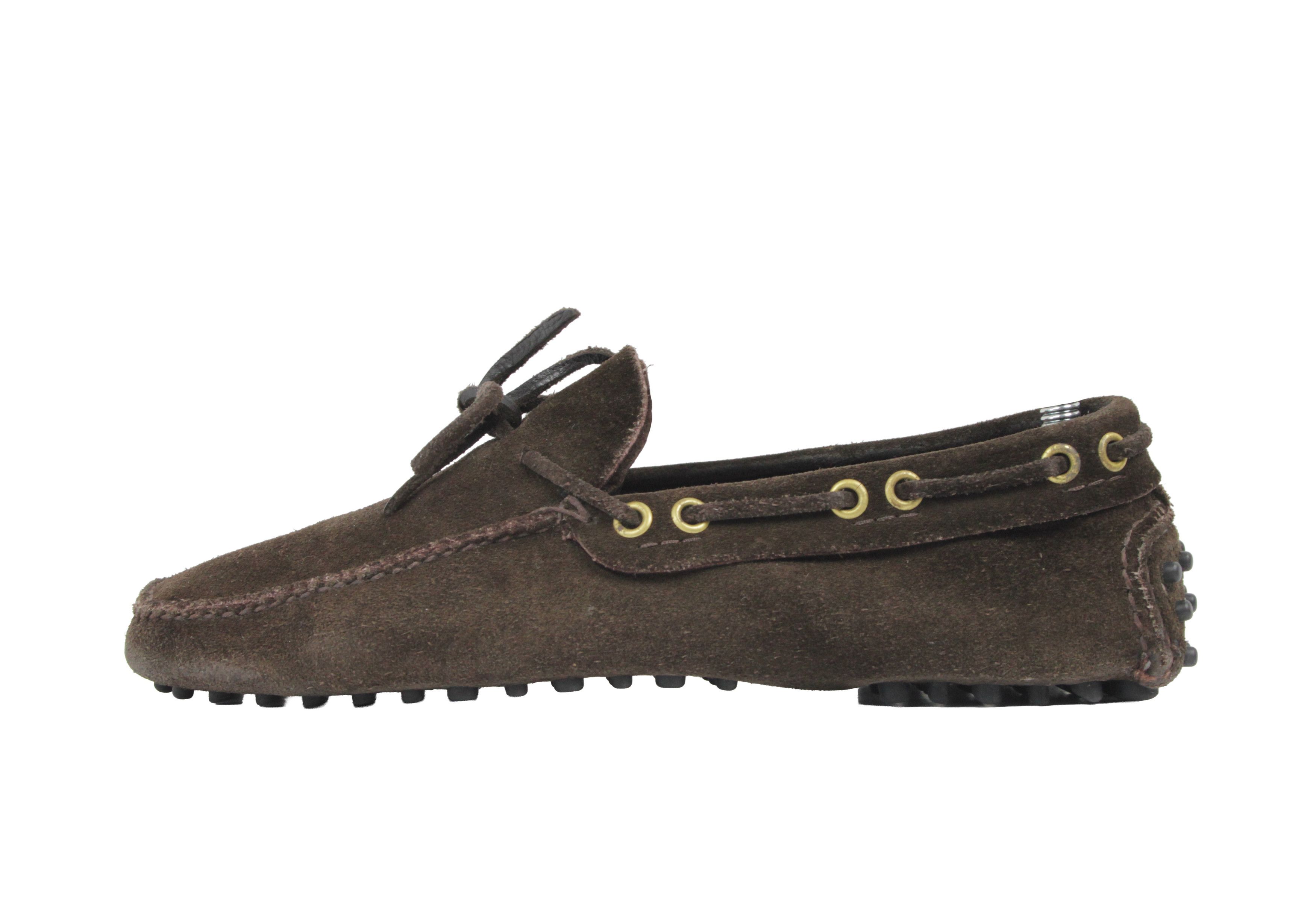 Car Shoe By Prada Suede Car Driver Loafers Size US 8 / IT 38 - 1 Thumbnail