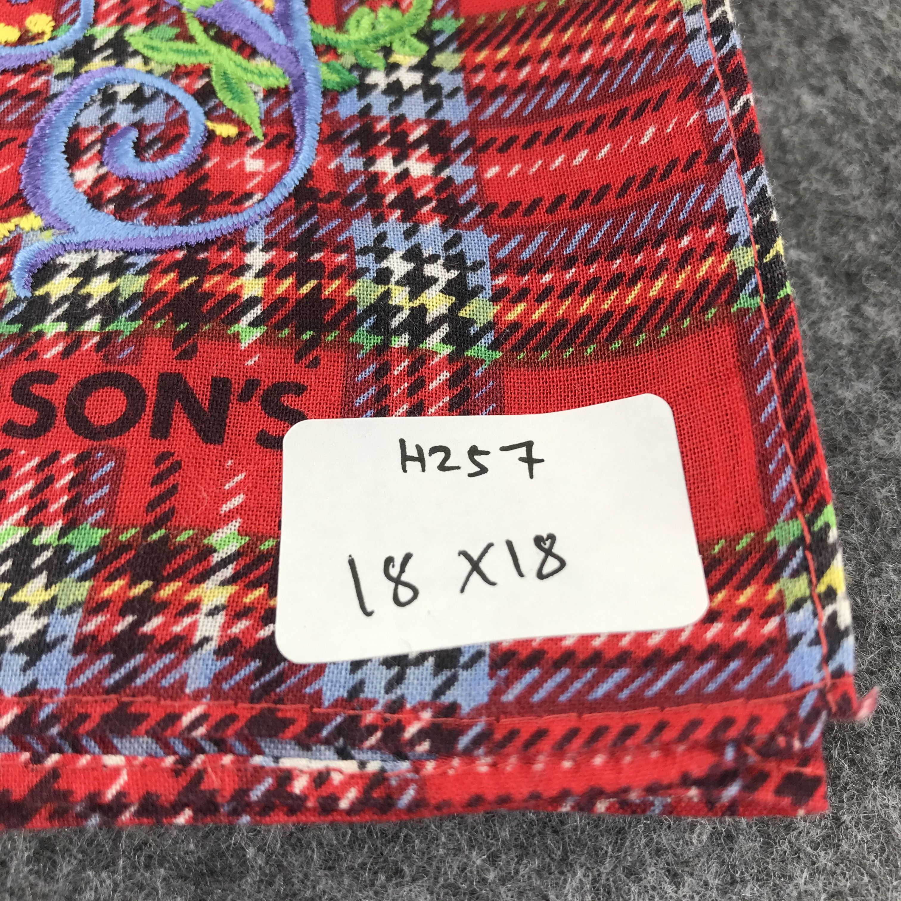 Japanese Brand × PERSON'S × Vintage Person's Handkerchief Neckerchief Bandana H257 Size ONE SIZE - 8 Thumbnail