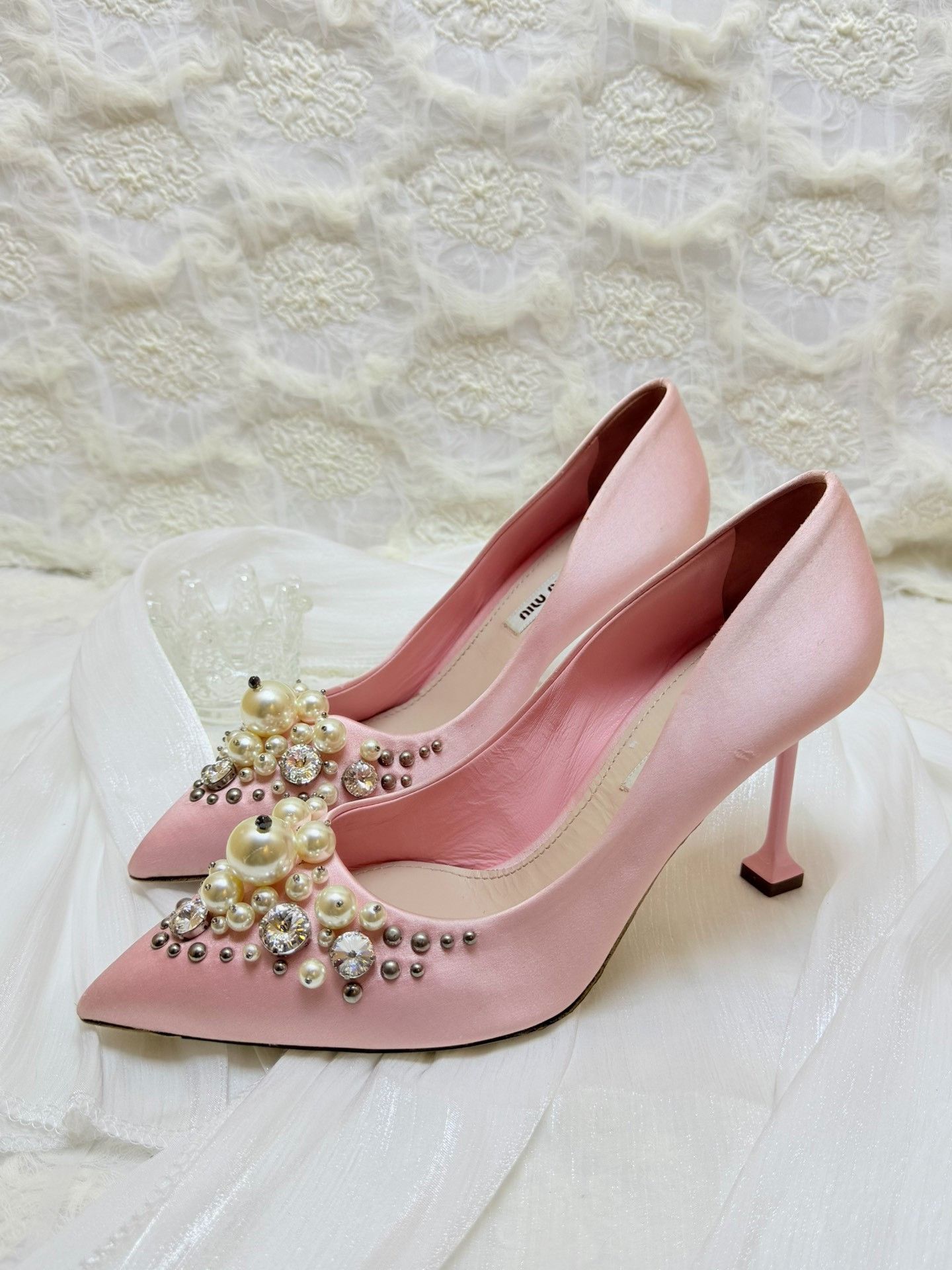 Miu Miu Miu Miu Pink Lowtop Sneakers us_8 Women Size US 8 / IT 38 - 1 Thumbnail
