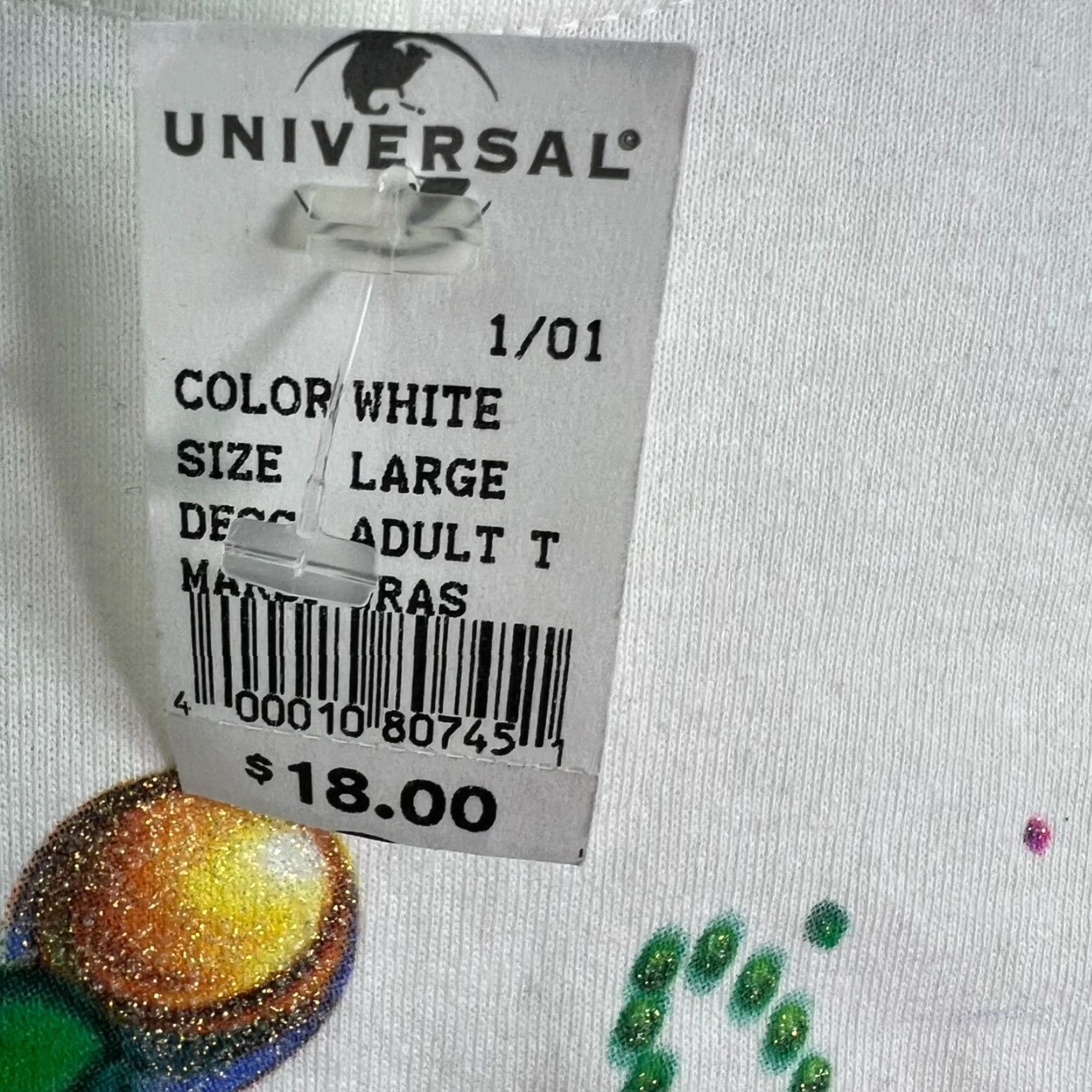 Vintage VINTAGE Universal Studios Florida Mardi Gras 2001 T-Shirt Adult XL Cotton Graphic Print Jester Crew Neck Summer Holiday 2000s Men Size US XL / EU 56 / 4 - 5 Thumbnail