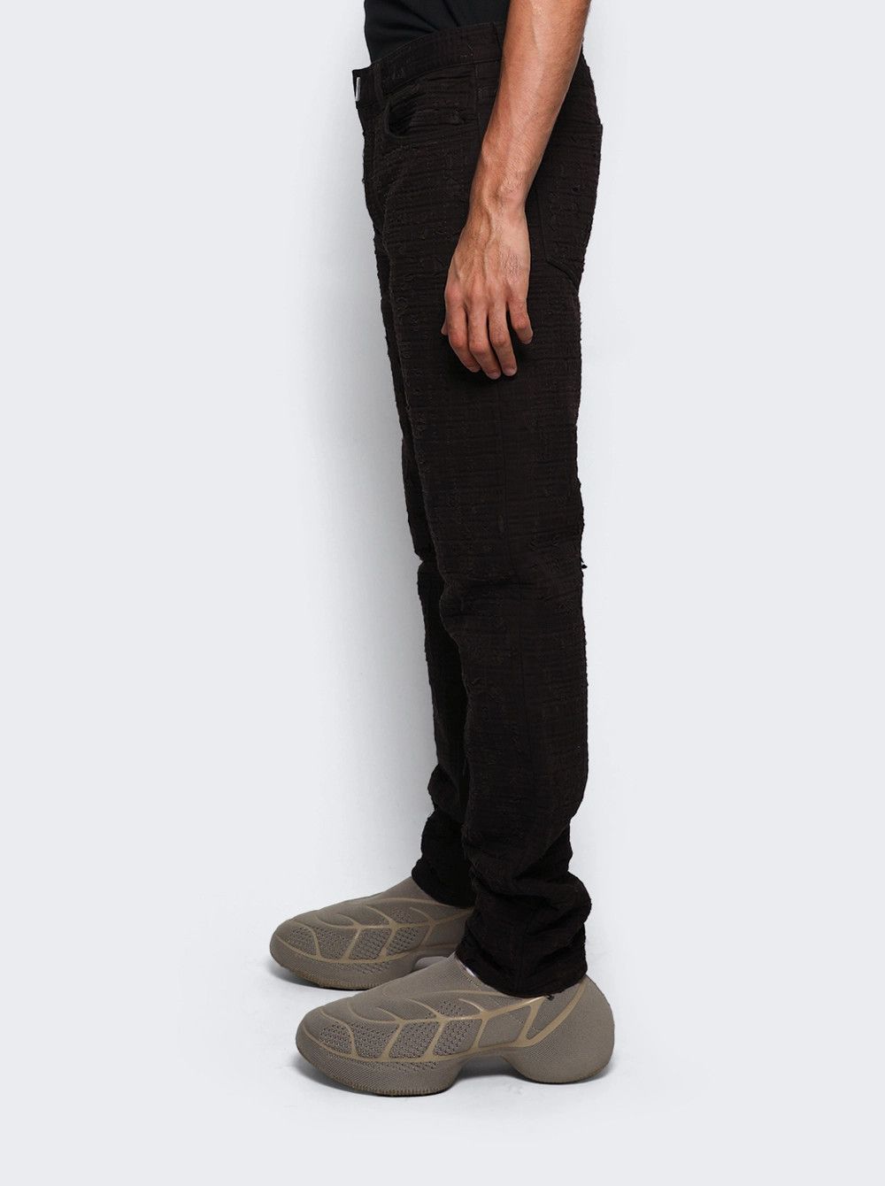 Givenchy o1mle0426 Zipped Slim Fit Denim Trousers in Brown Size US 36 / EU 52 - 3 Thumbnail