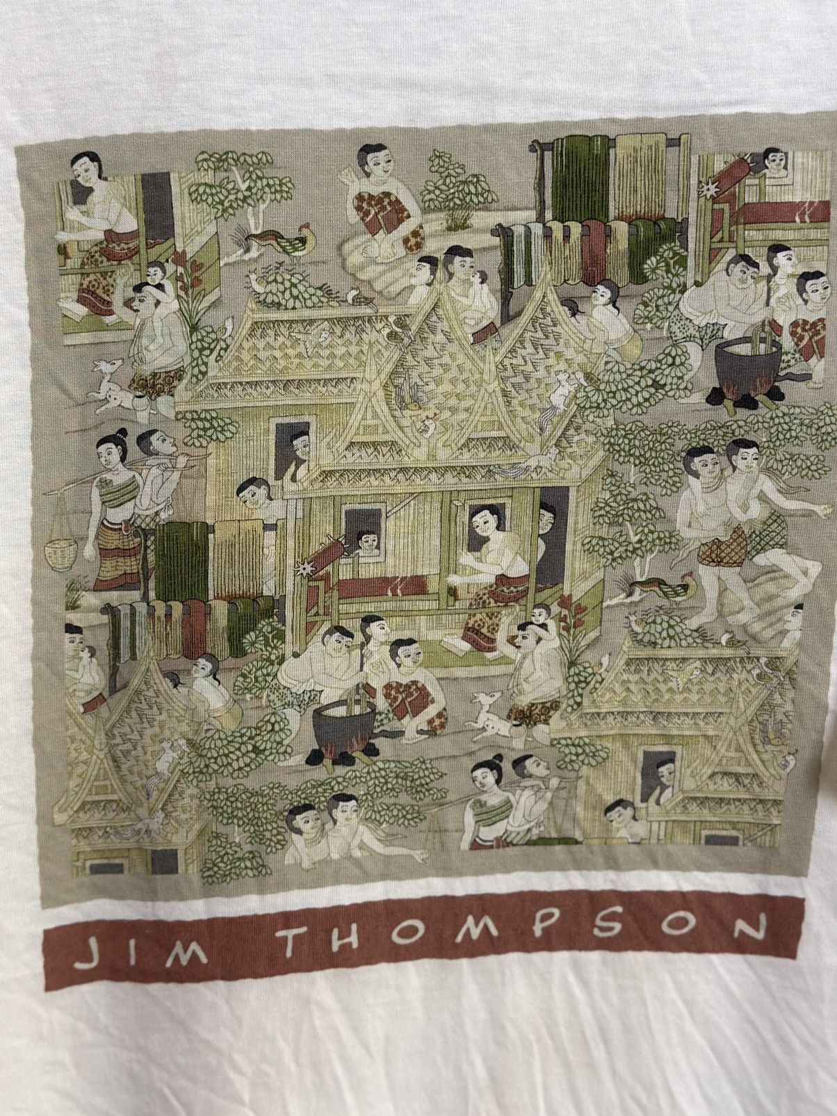 Jim Thompson × Vintage Vintage Jim Thompson Distress Tee Size US XXL / EU 58 / 5 - 2 Thumbnail