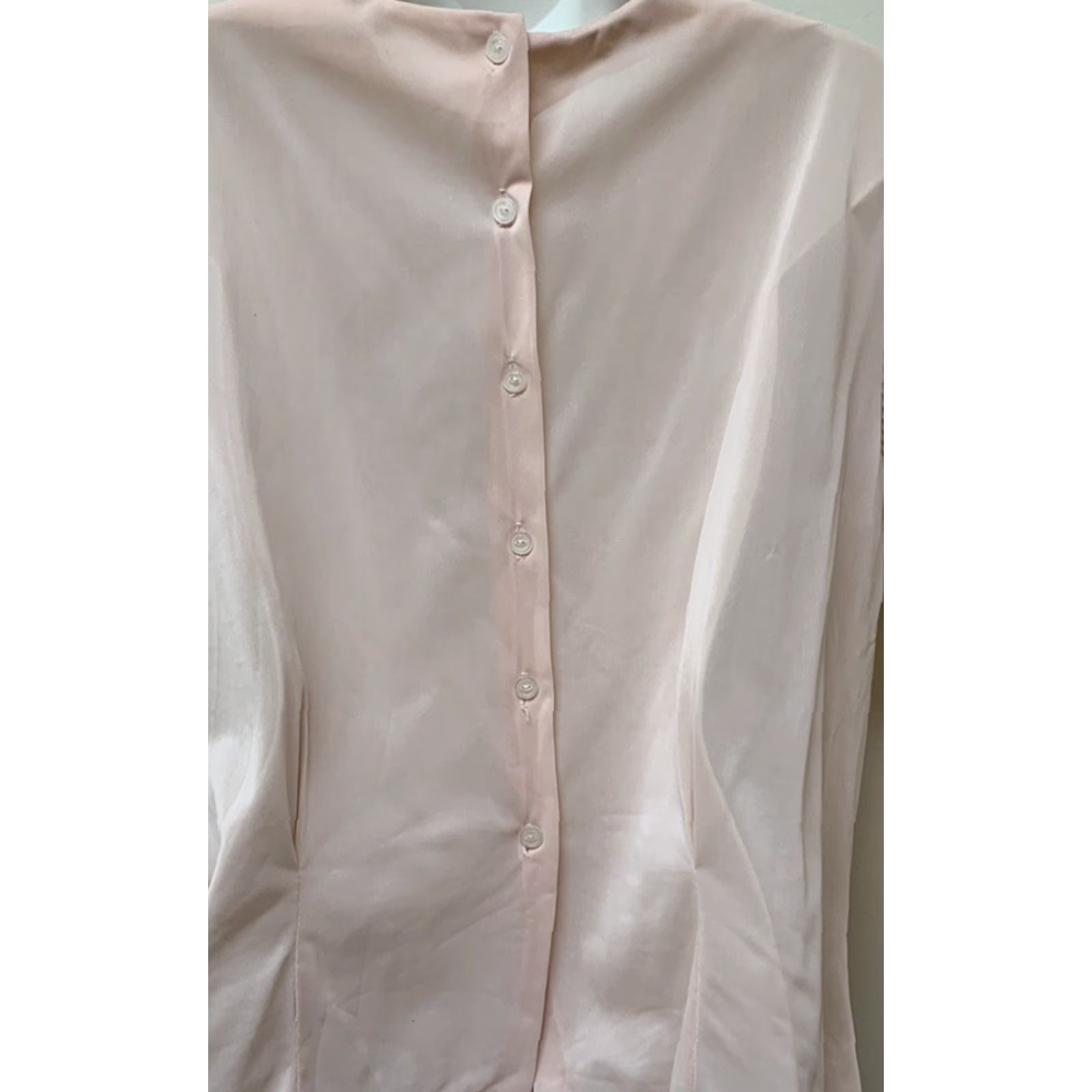 Vintage Vintage Top Short Sleeve Sheer Pin Tuck Pleated Lace Cottagecore Romantic M Pink Size M / US 6-8 / IT 42-44 - 5 Thumbnail