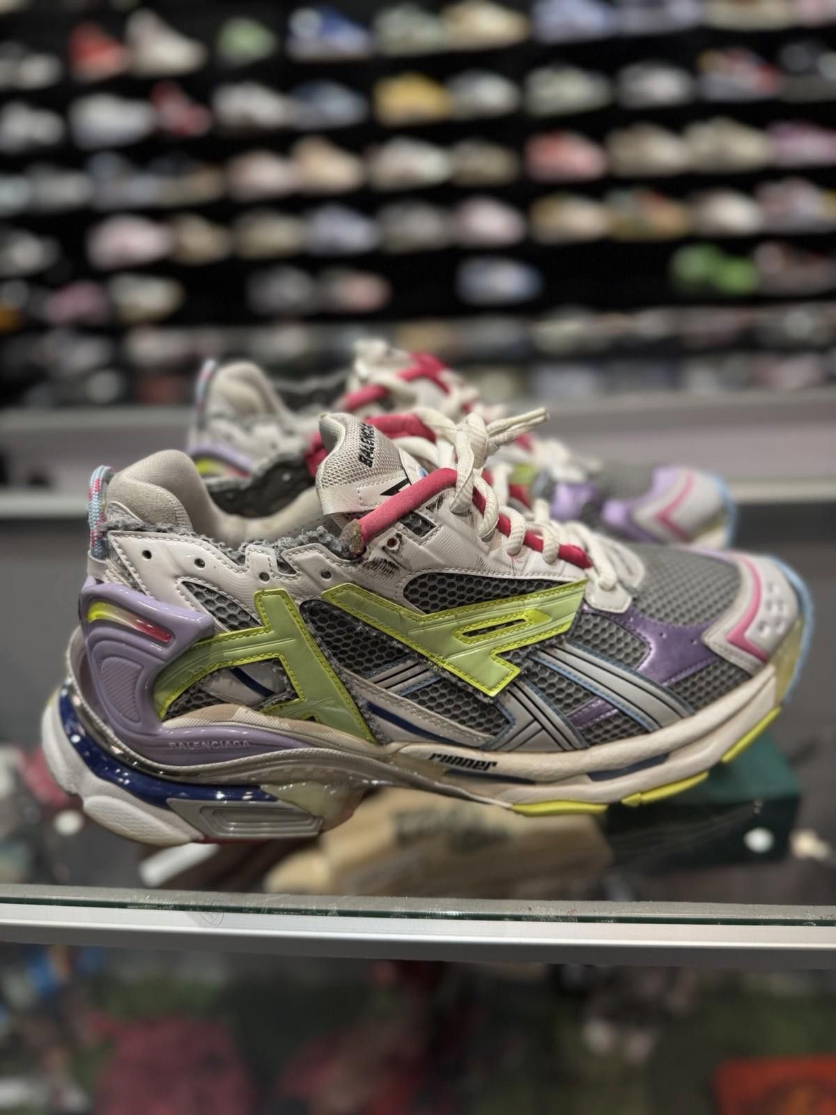 Balenciaga Balenciaga Runner Multicolor Mesh Sneakers $1150 47EU/14US Size US 14 / EU 47 - 5 Thumbnail