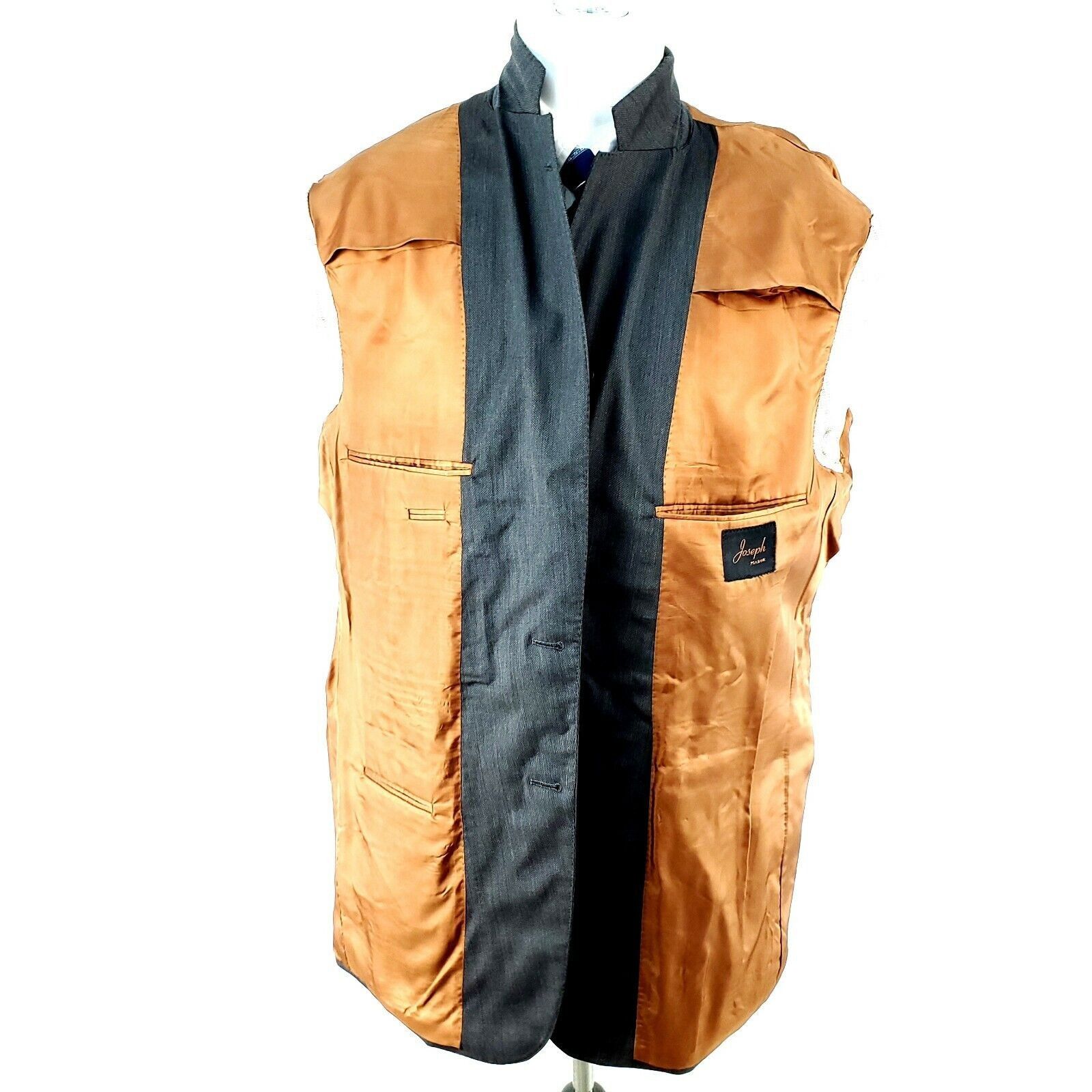 Jos. A. Bank Joseph Jos A Bank Wool 2 Button Blazer 42L Gray (can be worn Size 42L - 10 Thumbnail