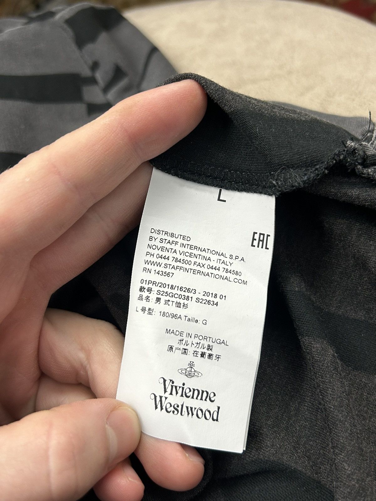 Vivienne Westwood Vivienne Westwood Multi Logo t shirt Size US L / EU 52-54 / 3 - 9 Thumbnail