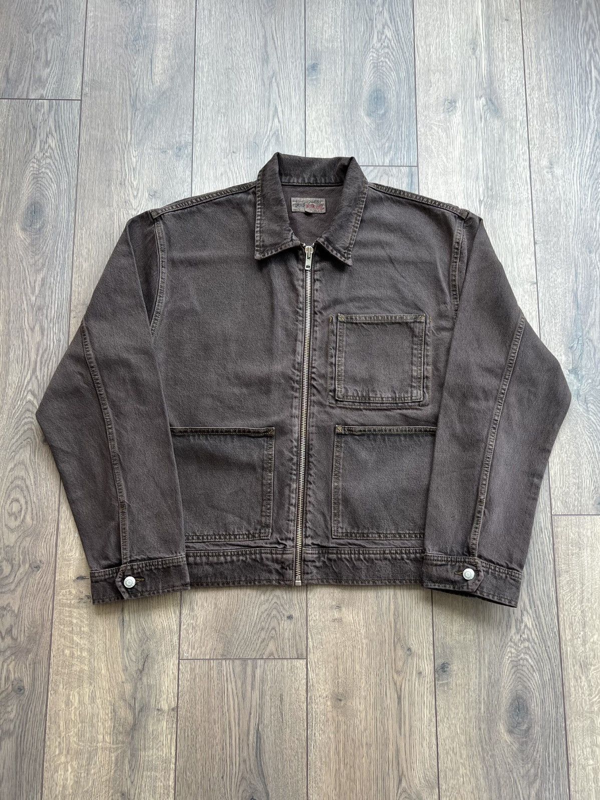 Stussy Denim Work Jacket | Grailed