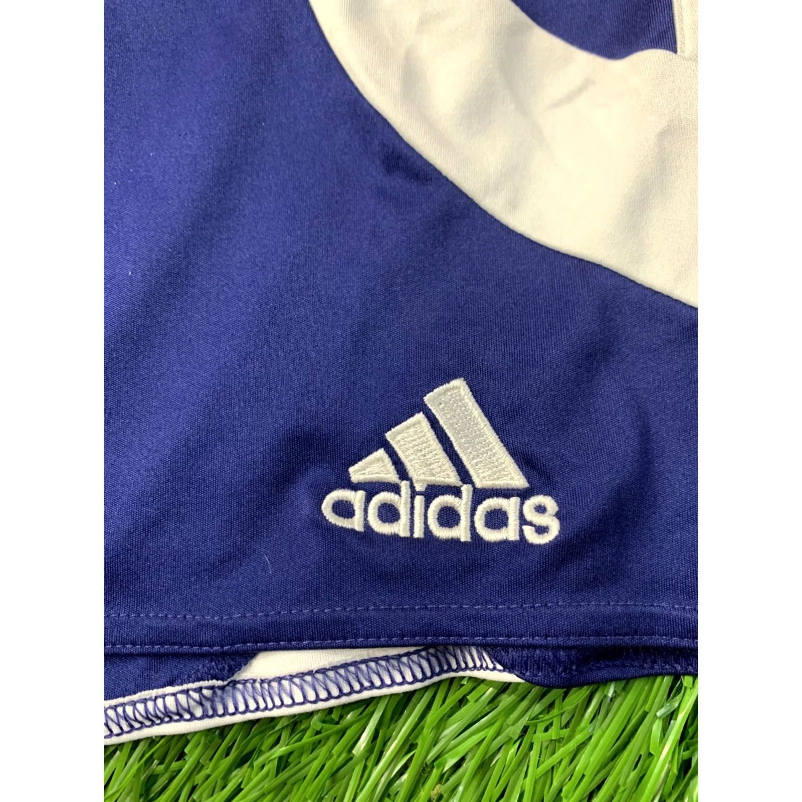 Adidas ADIDAS Nova Performance ClimaLite Football Shorts M Men Navy Blue and White 2015 Model Nova, Regular Fit Size US 31 - 2 Thumbnail