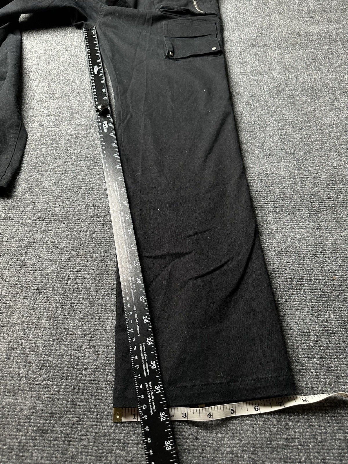 Other Mens Cargo 2021 FDR Black Cotton Pants Zip Pocket, Size XL Size US 36 / EU 52 - 10 Thumbnail