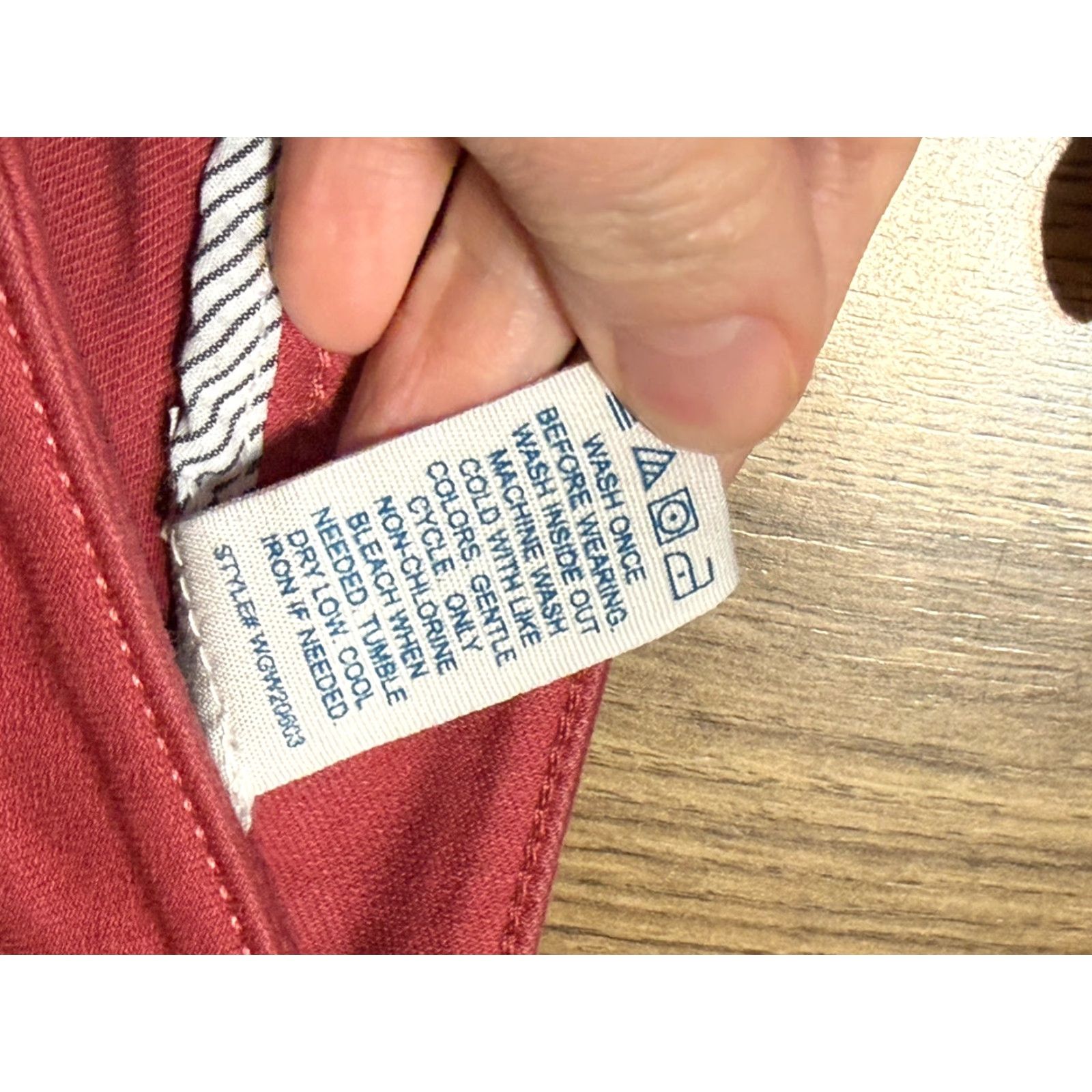 Market Market & Spruce Jeans Women's 4 Red Skinny Mid Rise Pockets Denim Cotton 5-Pocket Clothing Womens Size 27" / US 4 / IT 40 - 7 Thumbnail