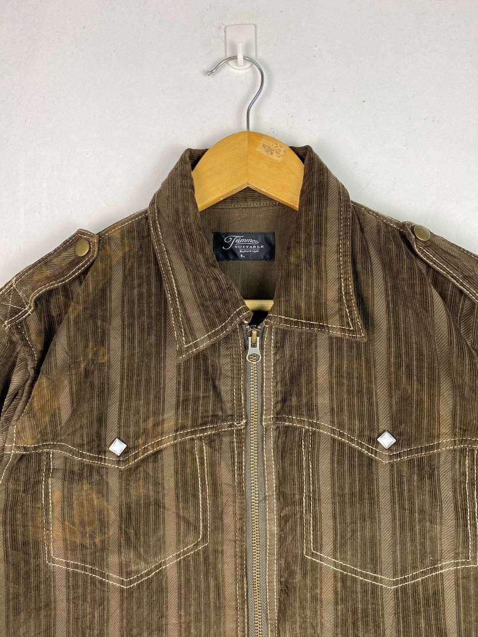 Japanese Brand japanese brand velvet corduroy western jacket nice design Size US L / EU 52-54 / 3 - 2 Thumbnail