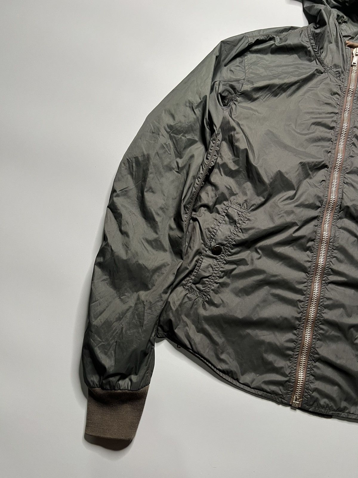 Rick Owens Archive Rick Owens Nylon hooded Bomber With Sling Attached Size US M / EU 48-50 / 2 - 6 Thumbnail