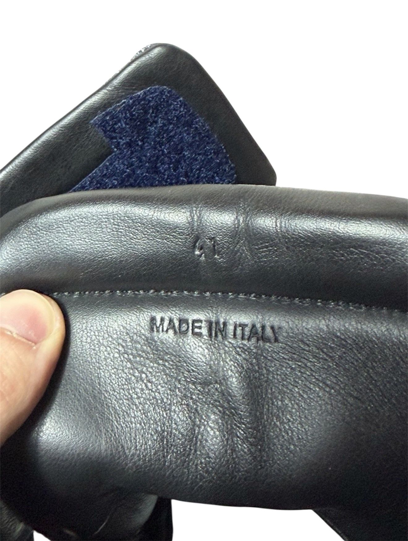 Maison Margiela Maison Margiela Future High Glitter Blu Scuro Size US 8 / EU 41 - 3 Thumbnail