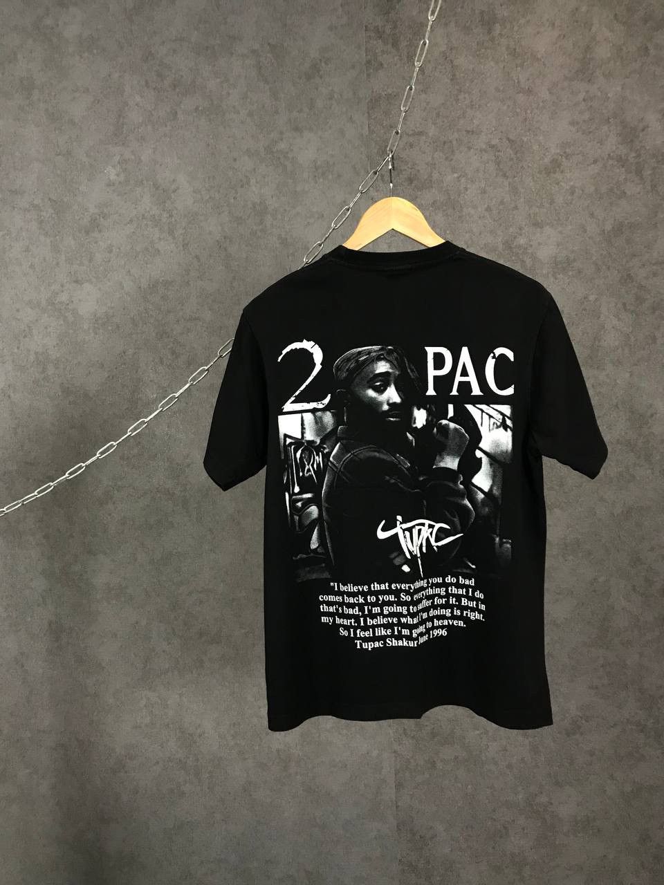 Band Tees × Rap Tees × Vintage 2pac Tupac vintage rap band overprinted tee Size US M / EU 48-50 / 2 - 2 Thumbnail