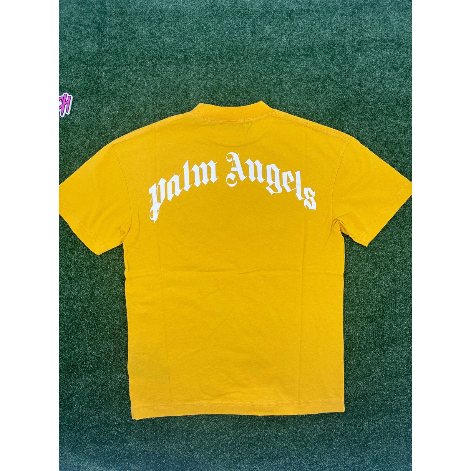 Palm Angels Palm Angels Classic Shark Design Yellow T-Shirt Size XS Size US XS / EU 42 / 0 - 2 Thumbnail