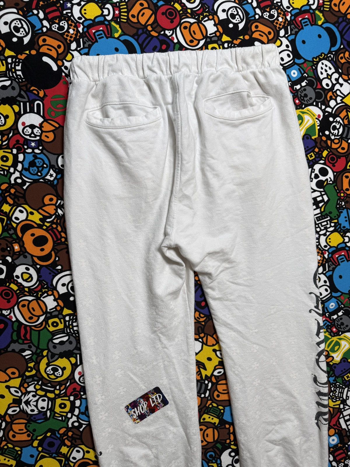 Chrome Hearts Chrome Hearts White Monogram Horseshoe Logo Sweatpants Size US 35 - 10 Thumbnail