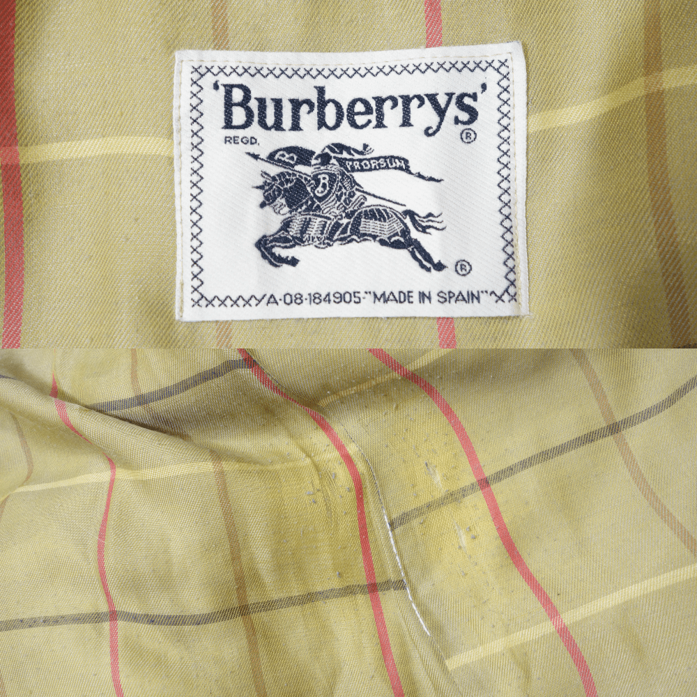 Burberry 90S Light Trench Coat Vintage Size L / US 10 / IT 46 - 9 Thumbnail