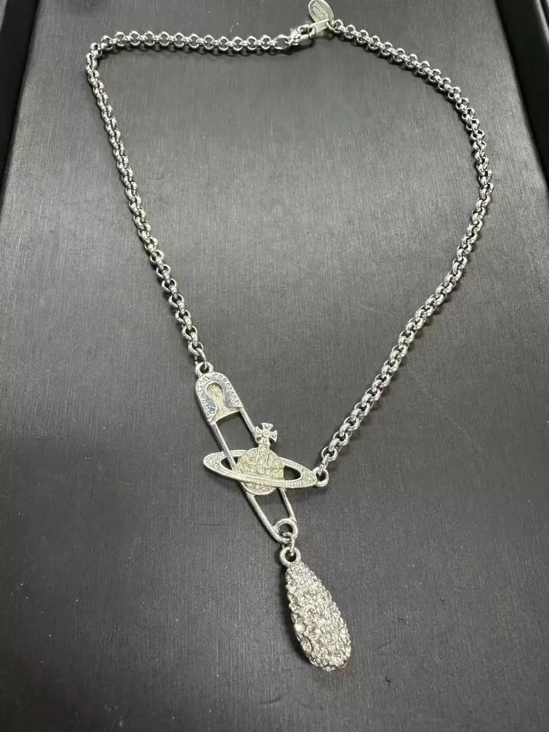 Vivienne Westwood Vivienne Westwood Saturn necklace Size ONE SIZE - 3 Thumbnail