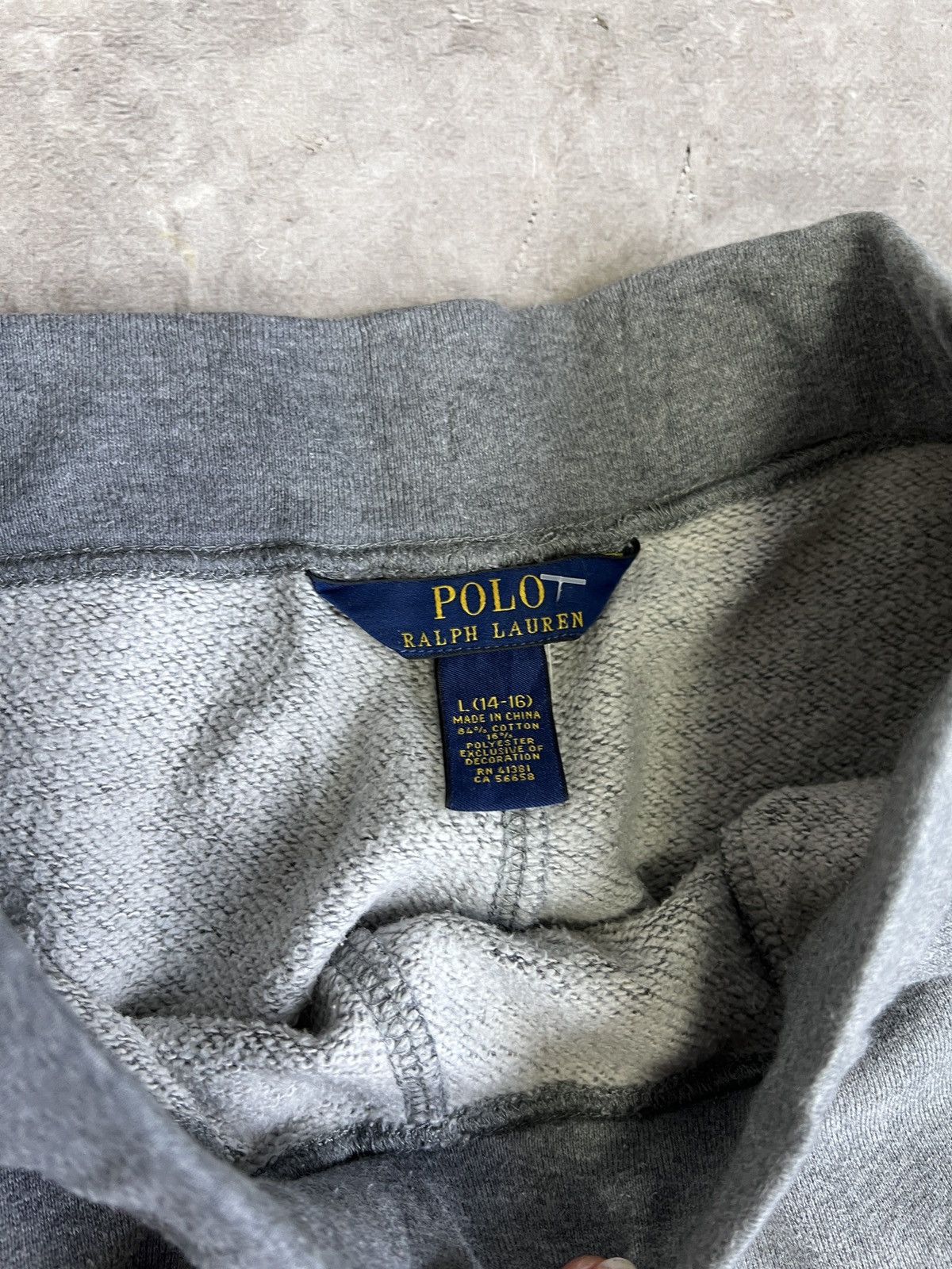 Polo Ralph Lauren Polo RL Ralph Lauren Grey mini pony Sweatpants Sportwear Size US 30 / EU 46 - 6 Thumbnail