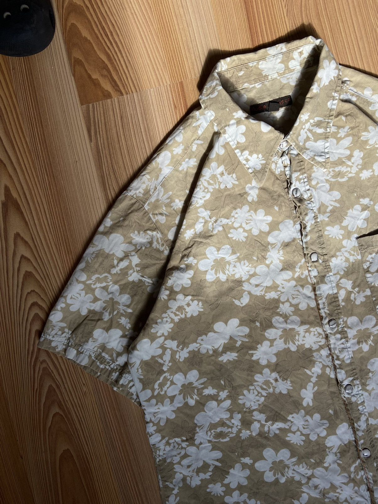 Nudie Jeans Nudie Jeans Co Floral Short Sleeve Shirt Size US M / EU 48-50 / 2 - 2 Thumbnail