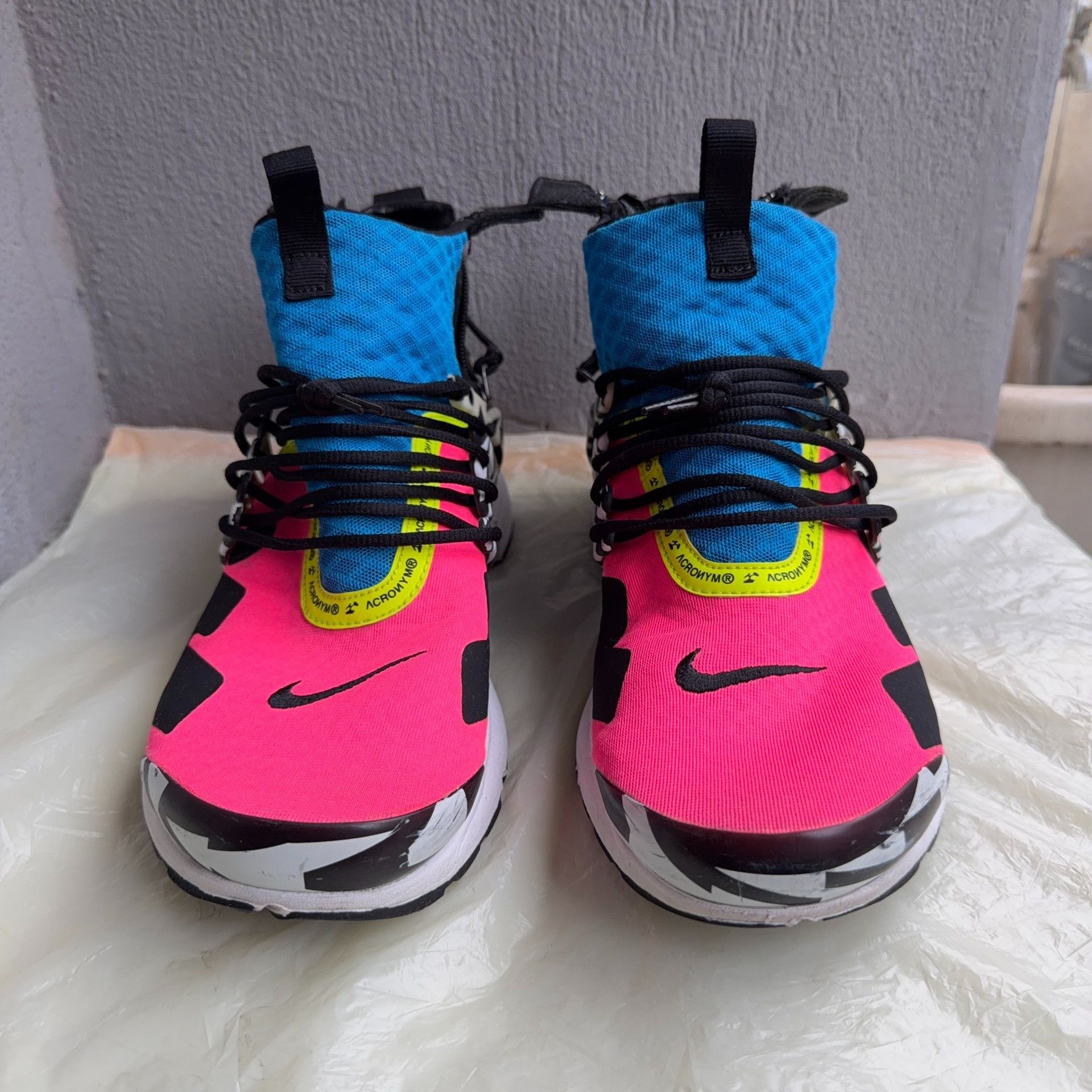 Nike Acronym x Nike Air Presto Mid "Cotton Candy" Size US 10 / EU 43 - 2 Thumbnail