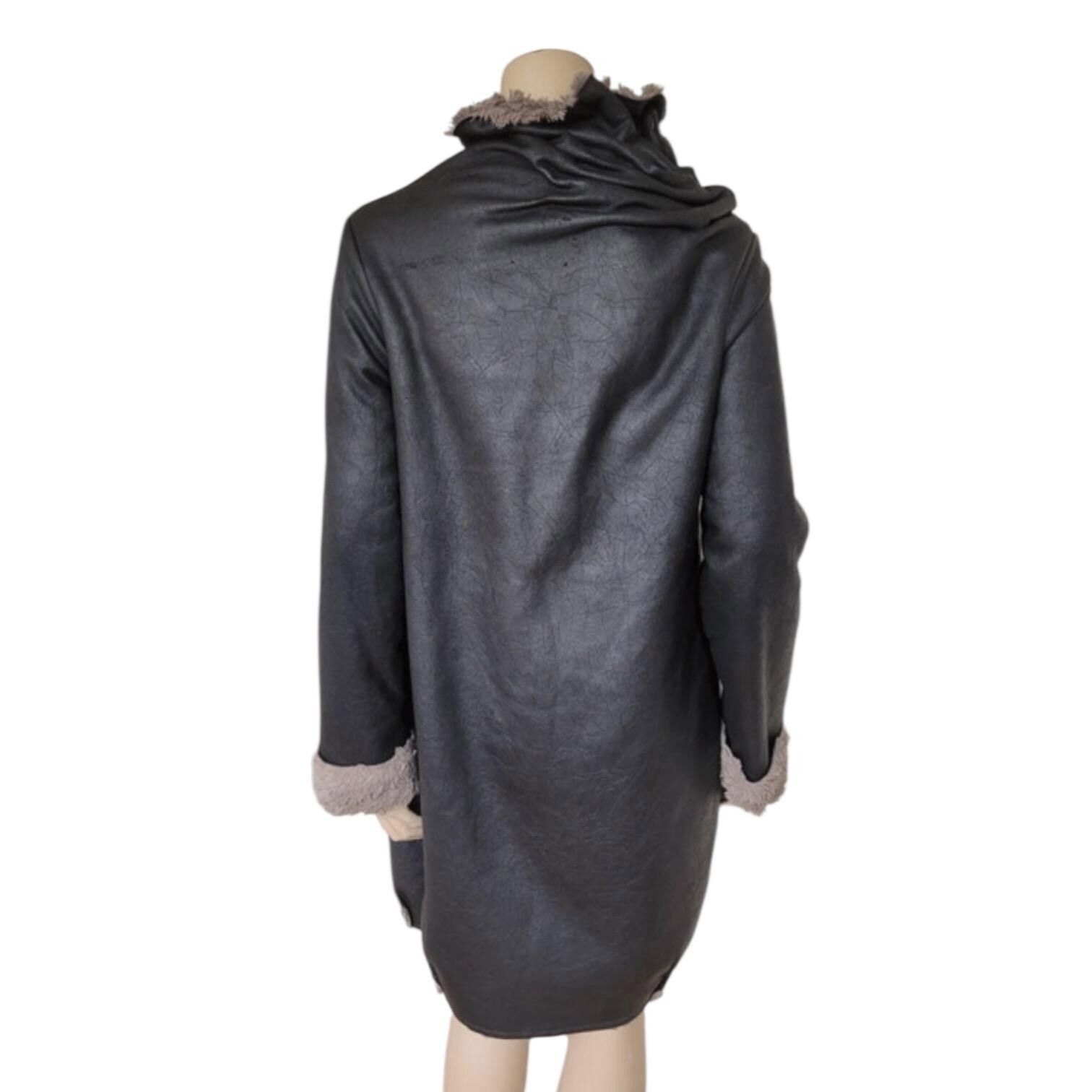 Cop Copine The Cop Copine Draped Slouchy Long Fur Coat Size ONE SIZE - 7 Thumbnail