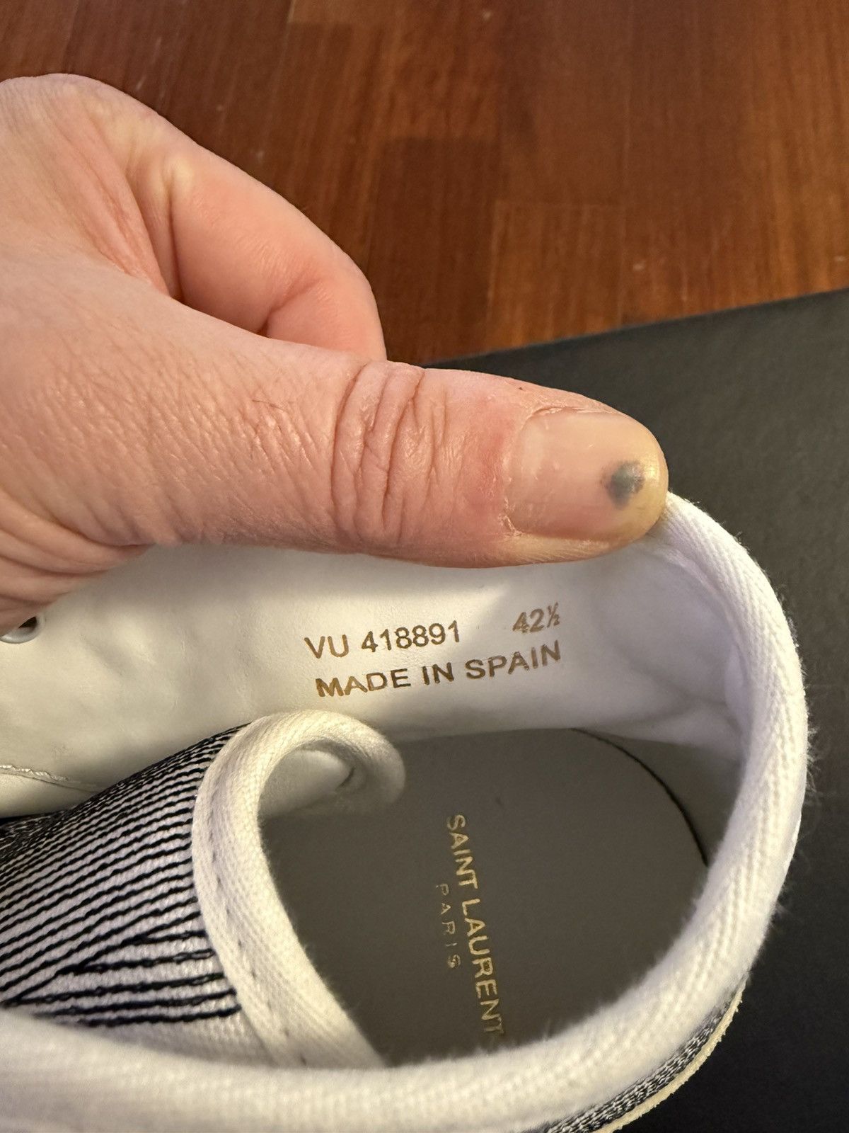 Saint Laurent Paris Bang sneakers SLimane for Saint Laurent Size US 9.5 / EU 42-43 - 5 Thumbnail
