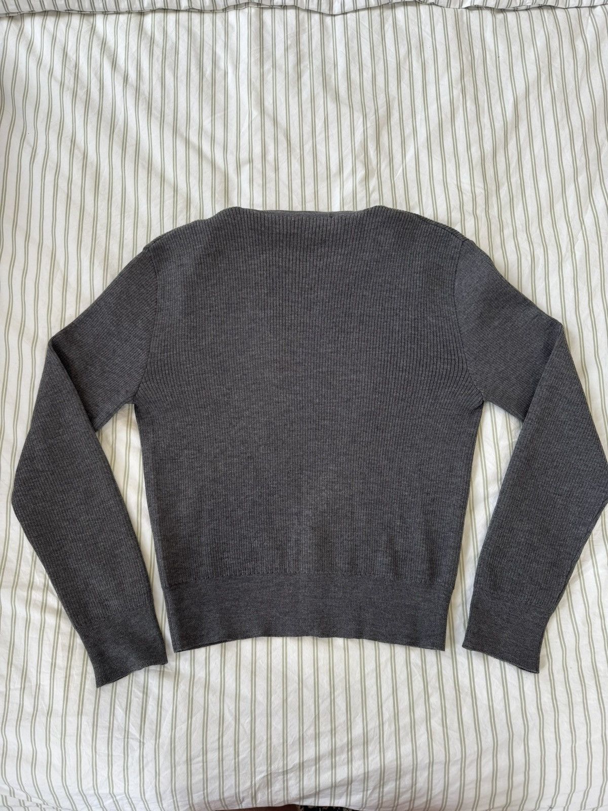 Miu Miu Miu Miu Men’s Grey Cardigan Size US M / EU 48-50 / 2 - 4 Thumbnail