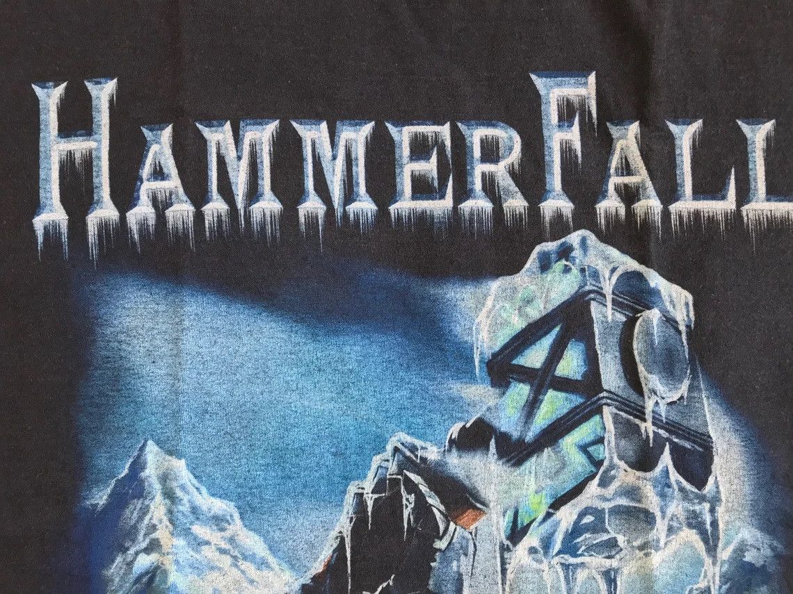 Band Tees Vintage Y2K HAMMER FALL t shirt 90s Rock Metal Retro Faded M Size US M / EU 48-50 / 2 - 6 Thumbnail