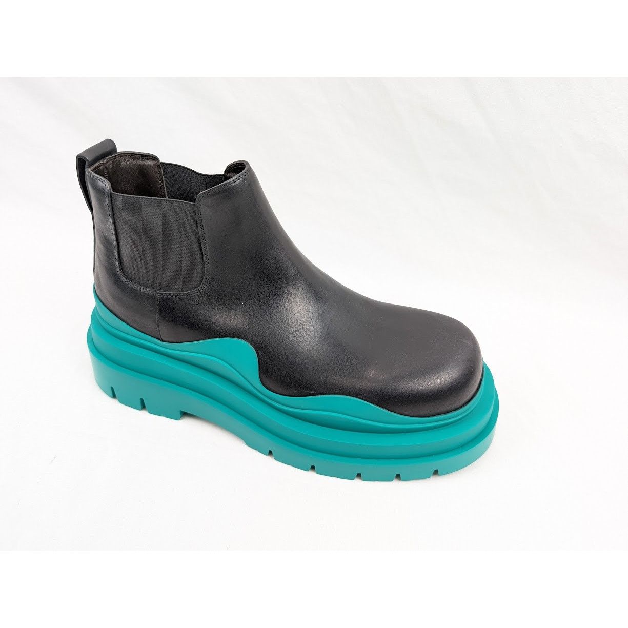 Bottega Veneta o1rshd1 Military Calf Tire Boots in Black 43.5 Size US 10.5 / EU 43-44 - 2 Thumbnail