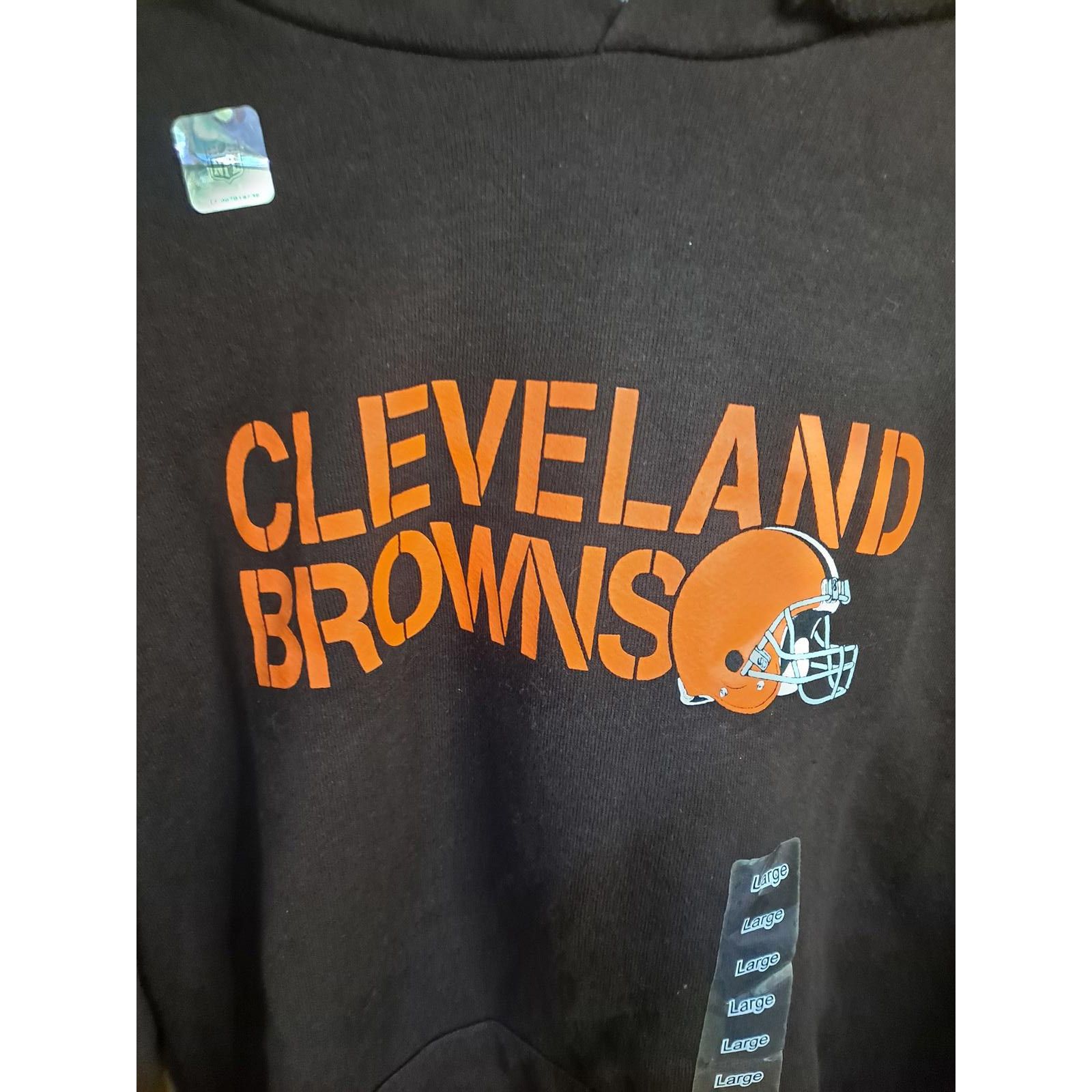 NFL New Cleveland Browns Hooded Sweatshirt Size Large Size US L / EU 52-54 / 3 - 2 Thumbnail