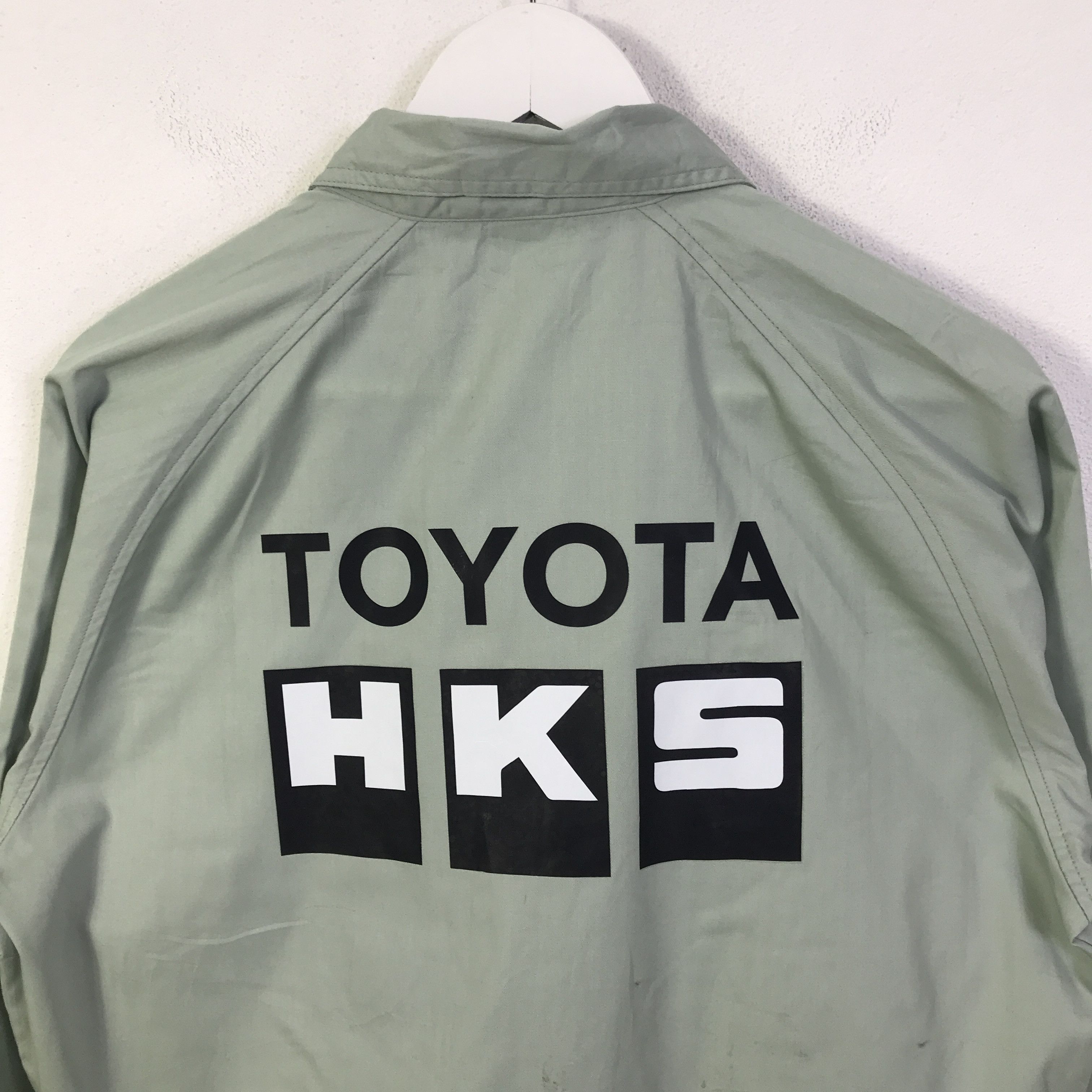 Japanese Brand Toyota x Hks racing light jacket custom Jacket K98B17 Size US L / EU 52-54 / 3 - 2 Thumbnail