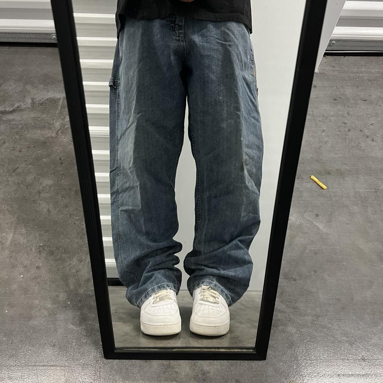 Carhartt × Vintage Vintage Y2K Baggy Carpenter Medium Wash Denim Jeans! Size US 38 / EU 54 - 1 Thumbnail