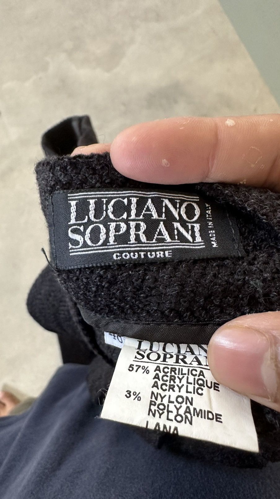 Other VINTAGE LUCIANO SOPRANI WOOL PANT Size US 32 / EU 48 - 6 Thumbnail