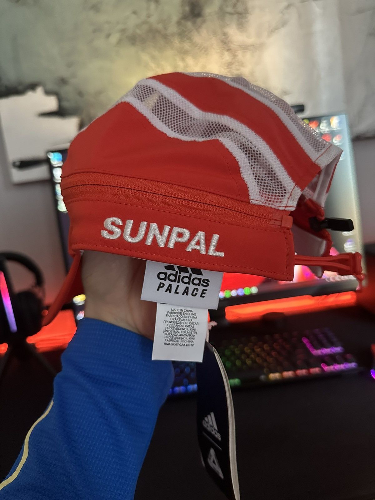 Adidas × Palace PALACE x ADIDAS SUNPAL CAP OS SIZE GL7493 Size ONE SIZE - 3 Thumbnail
