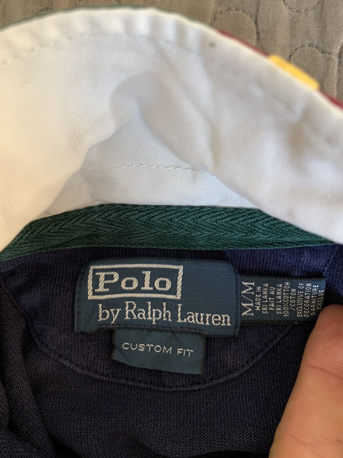 Vintage Vintage Polo Ralph Lauren Big Logo Rugby Long Sleeve Size US M / EU 48-50 / 2 - 9 Thumbnail