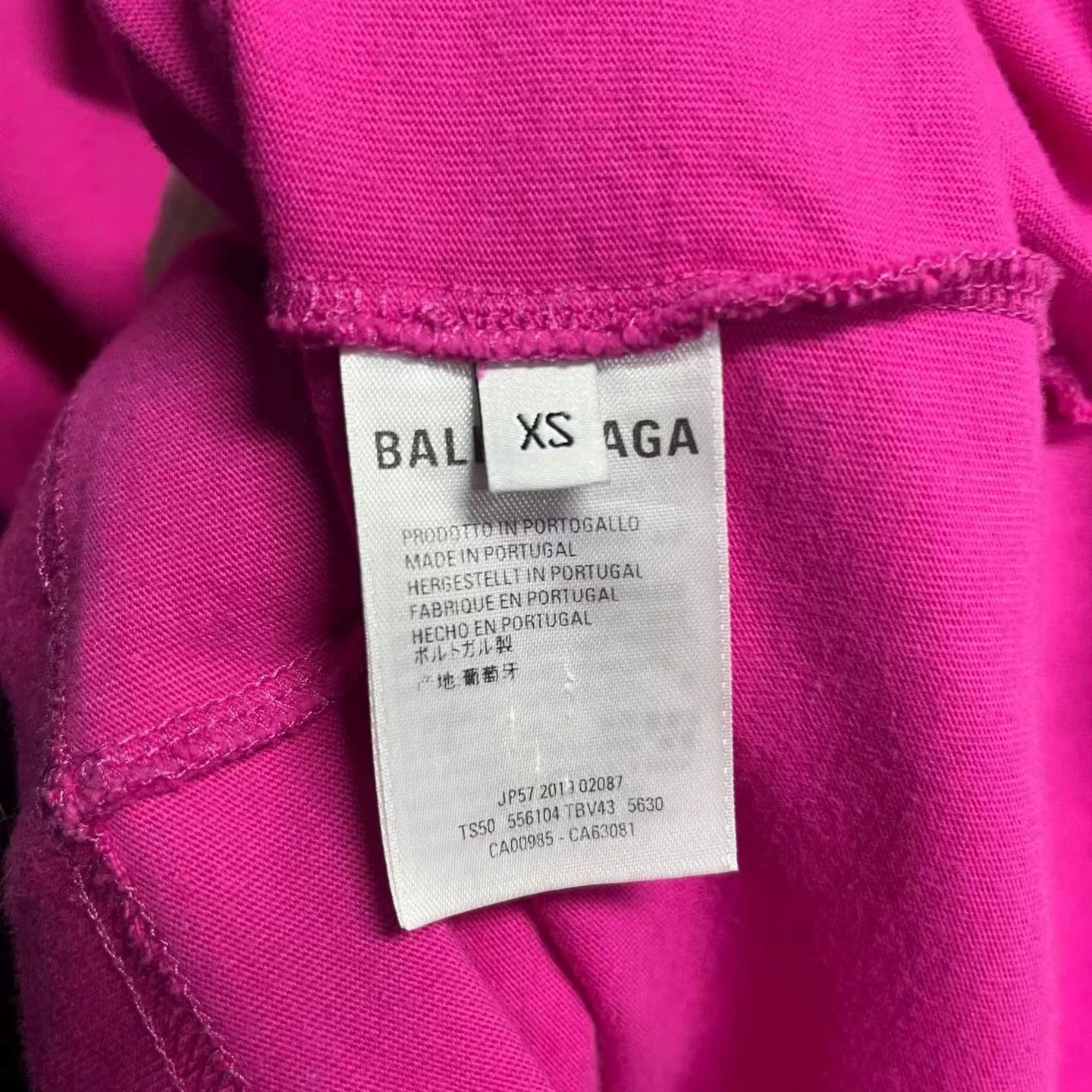 Balenciaga Balenciaga pink oversized short sleeve tee XS NWT Size XS / US 0-2 / IT 36-38 - 4 Thumbnail