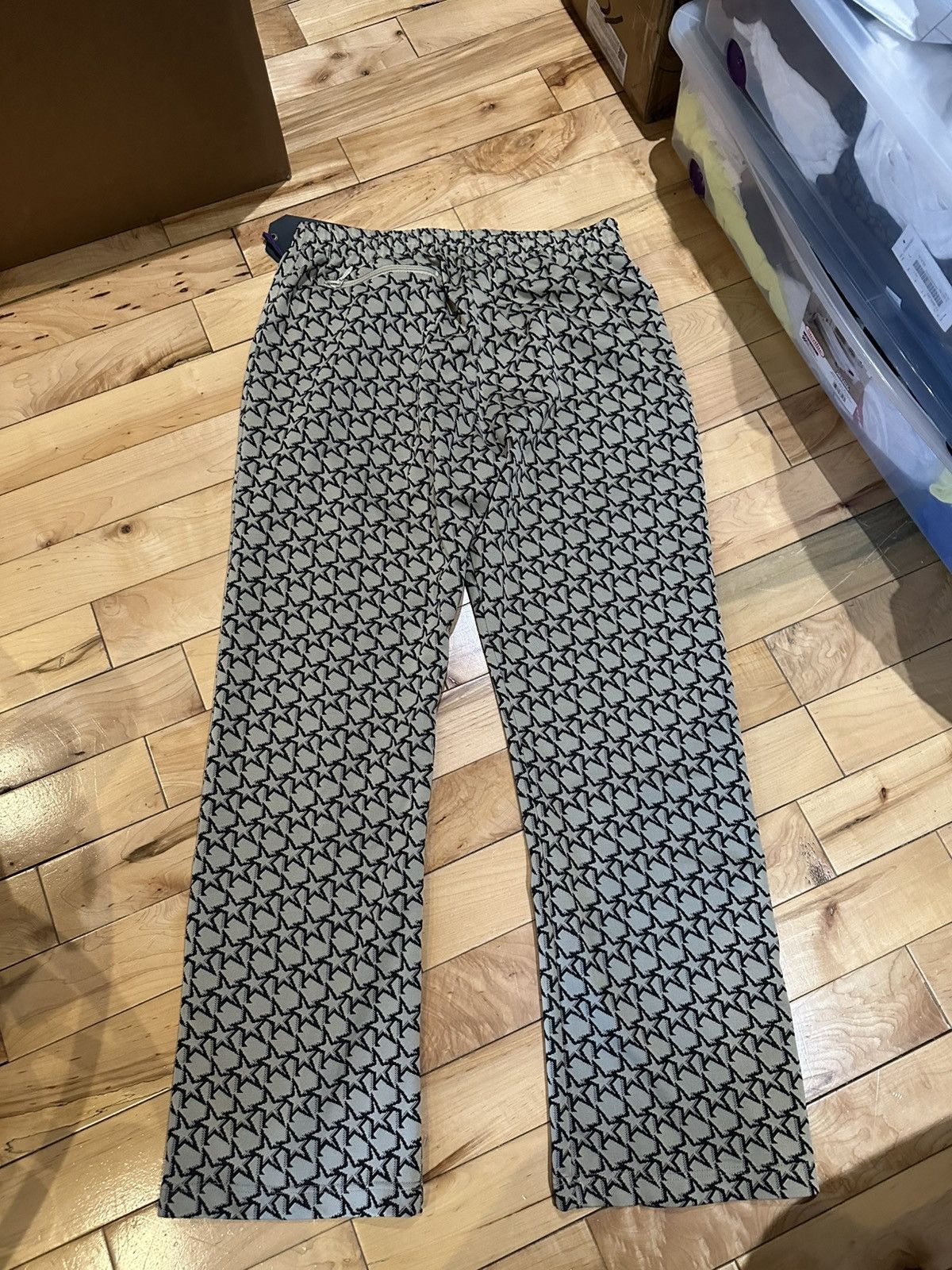 Needles Poly Smooth Stars Track Pants Large Size US 34 / EU 50 - 3 Thumbnail