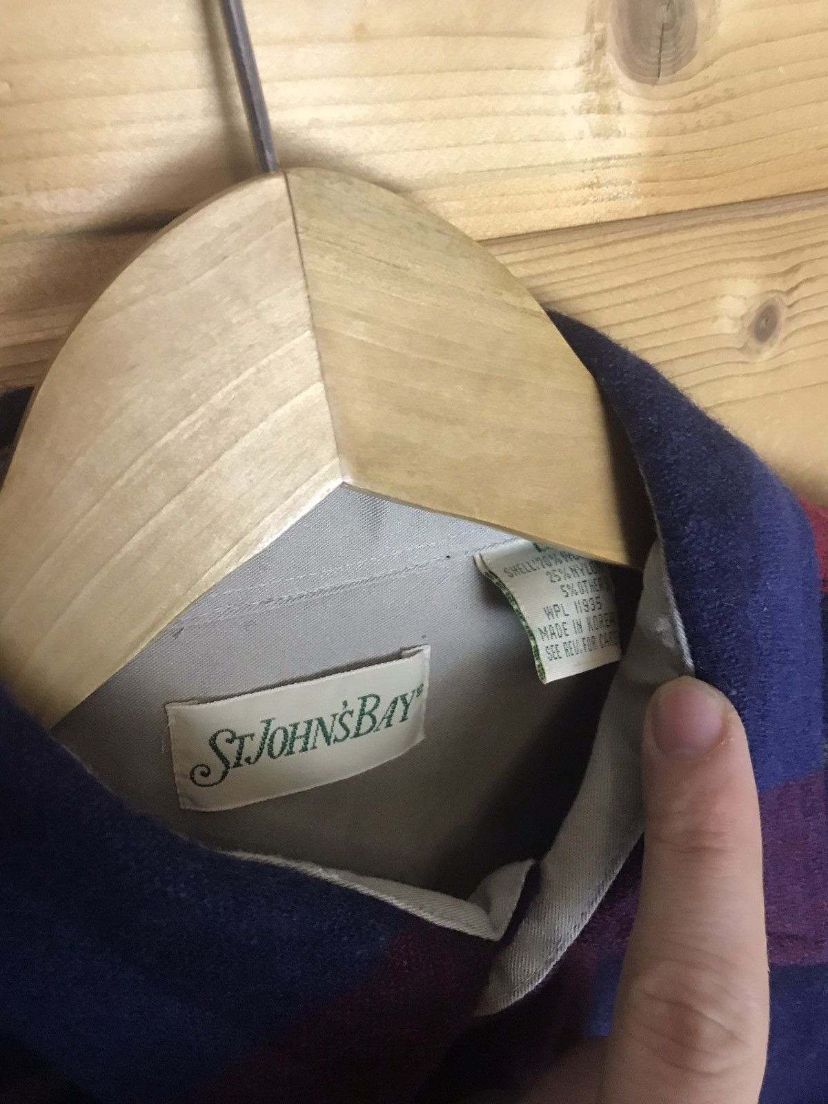 St. Johns Bay Vintage 80’s 90’s St. Johns Bay plaid flannel shirt Size US L / EU 52-54 / 3 - 5 Thumbnail