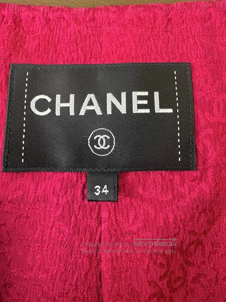 Chanel Chanel 21C black rose red double C diamond buckle tweed sh Size XXS / US 00 / IT 34 - 6 Thumbnail