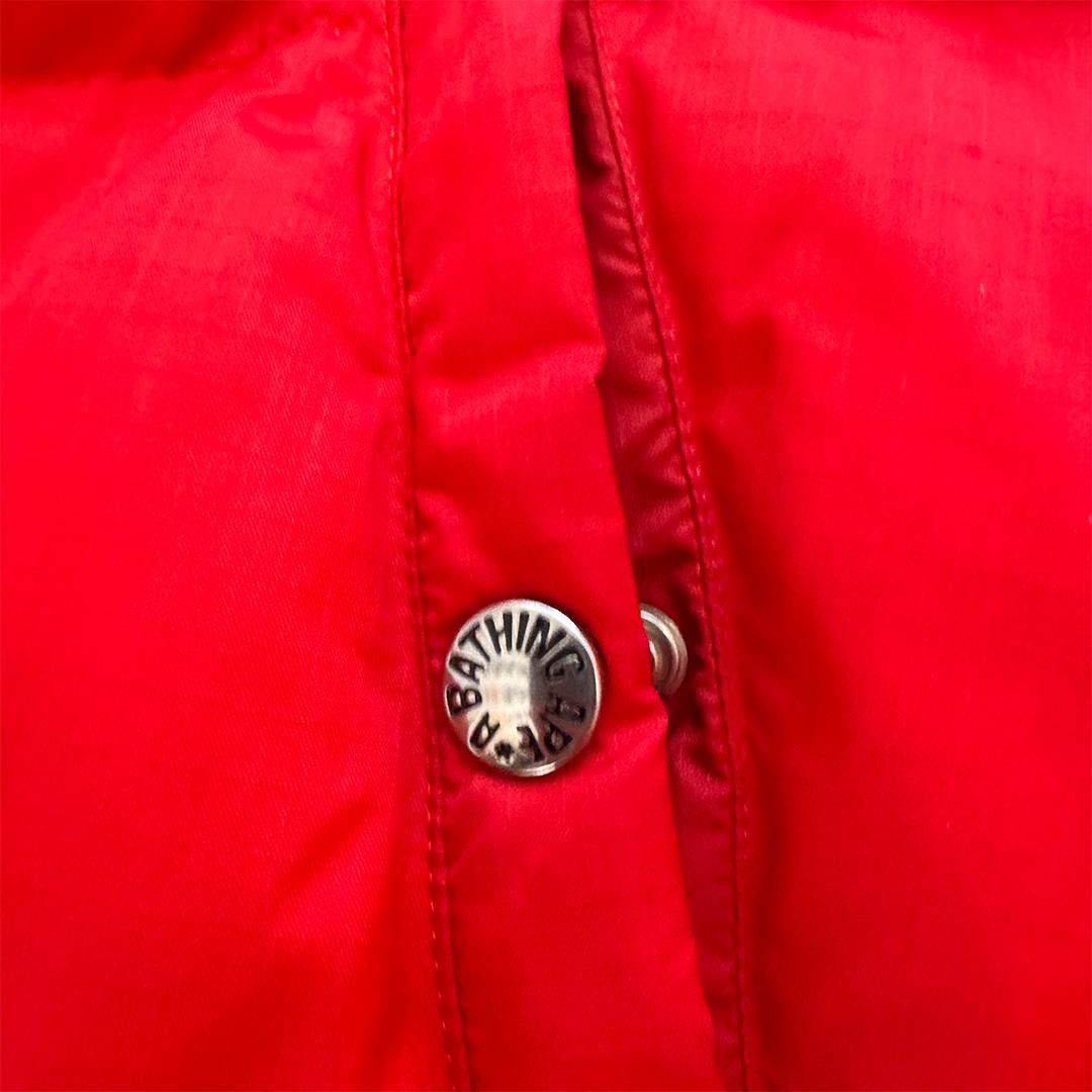 Bape BAPE One Point Red Down Jacket (L) Size US L / EU 52-54 / 3 - 3 Thumbnail